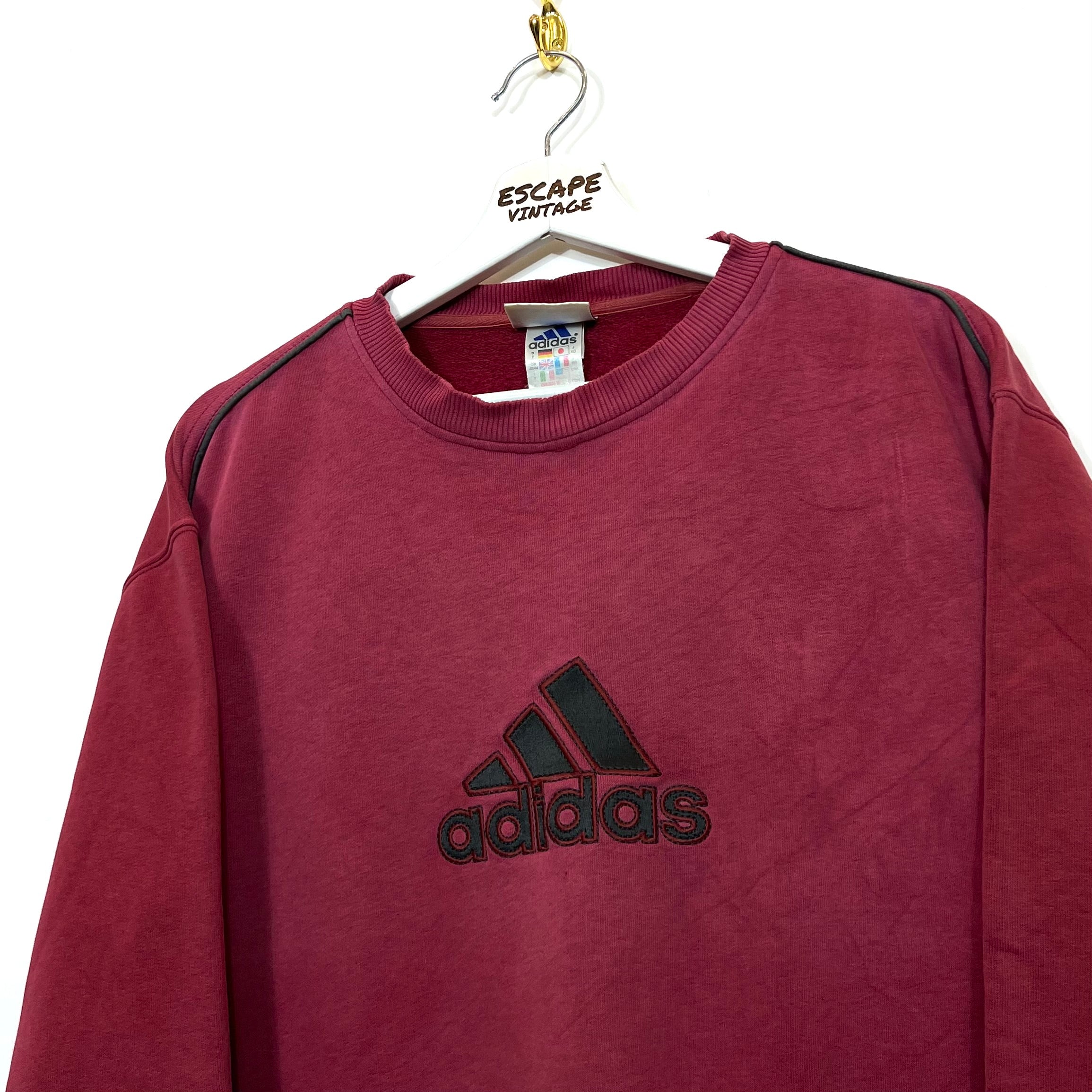 90s Felpa Adidas Vintage [L]