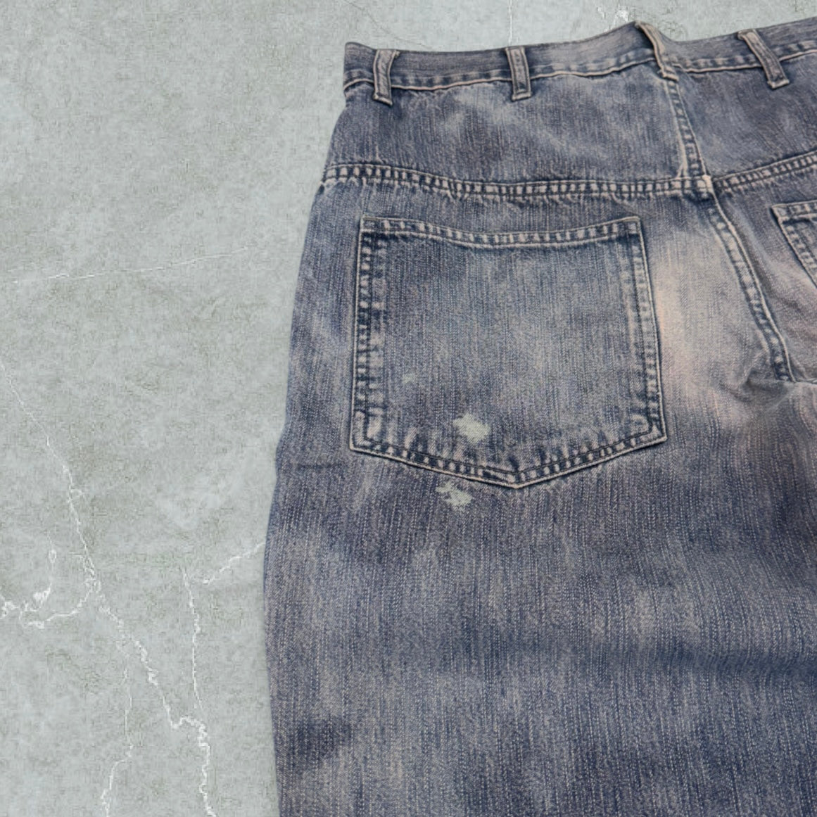 00s Jeans Baggy Hip Hop Tie Dye Vintage [47 IT]
