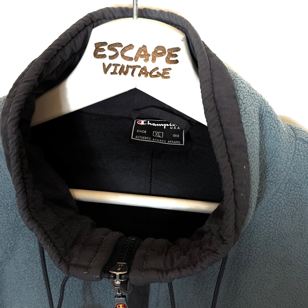 00s Felpa Champion In Pile Vintage [XL]