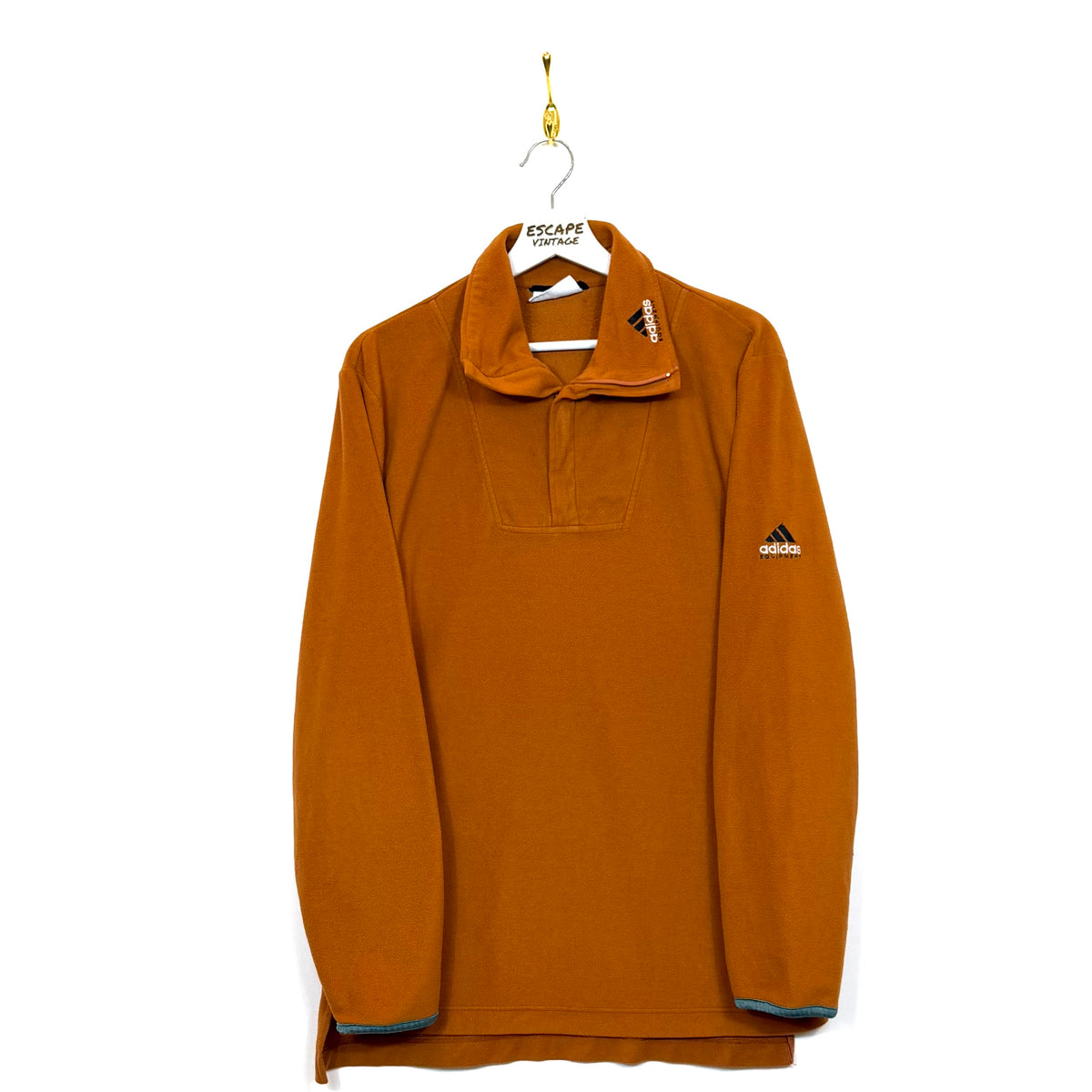 90s Felpa Adidas Equipment In Pile Vintage [L]