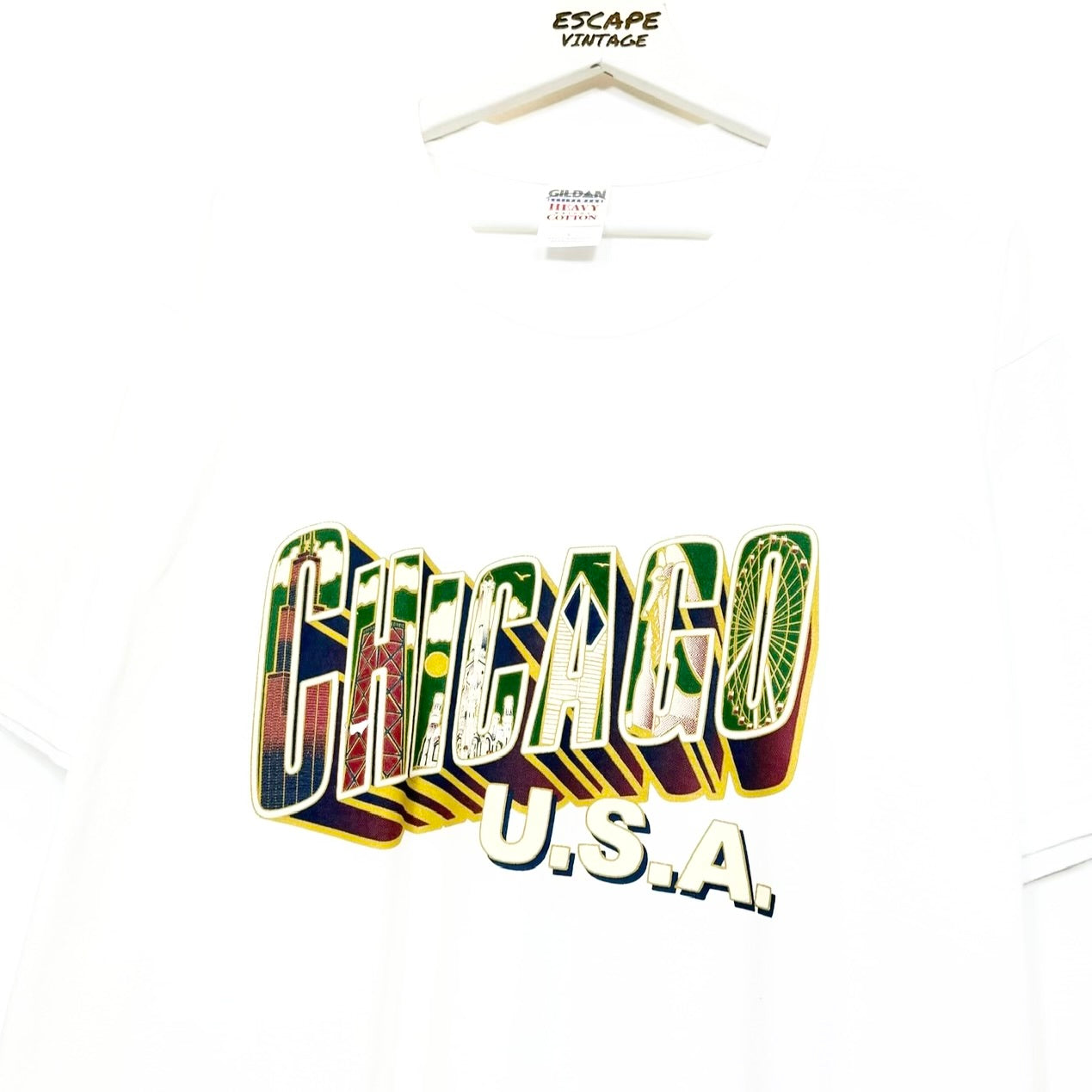 T-Shirt Gildan USA Vintage [L]
