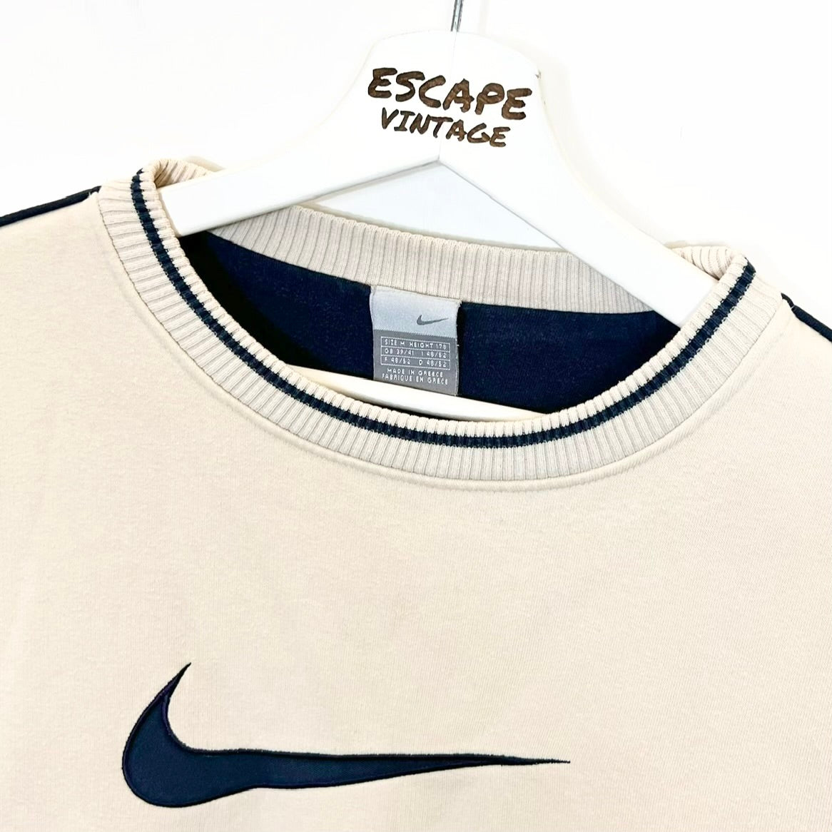 [RARA] 00s Felpa Nike Big Swoosh Vintage [L]