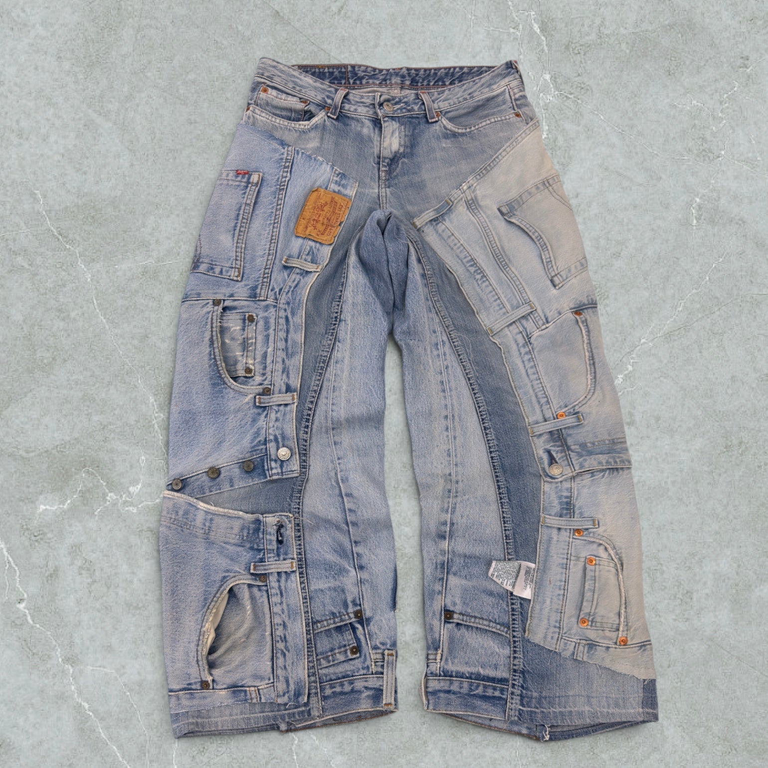 [LIMITED EDITION] Jeans Levis Patchwork Ultra Baggy Vintage [43 IT]