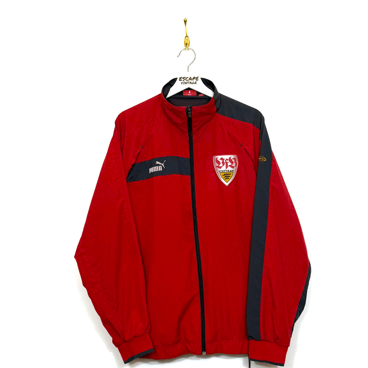 00s Felpa Puma Calcio Vfb Stuttgart Vintage [L]