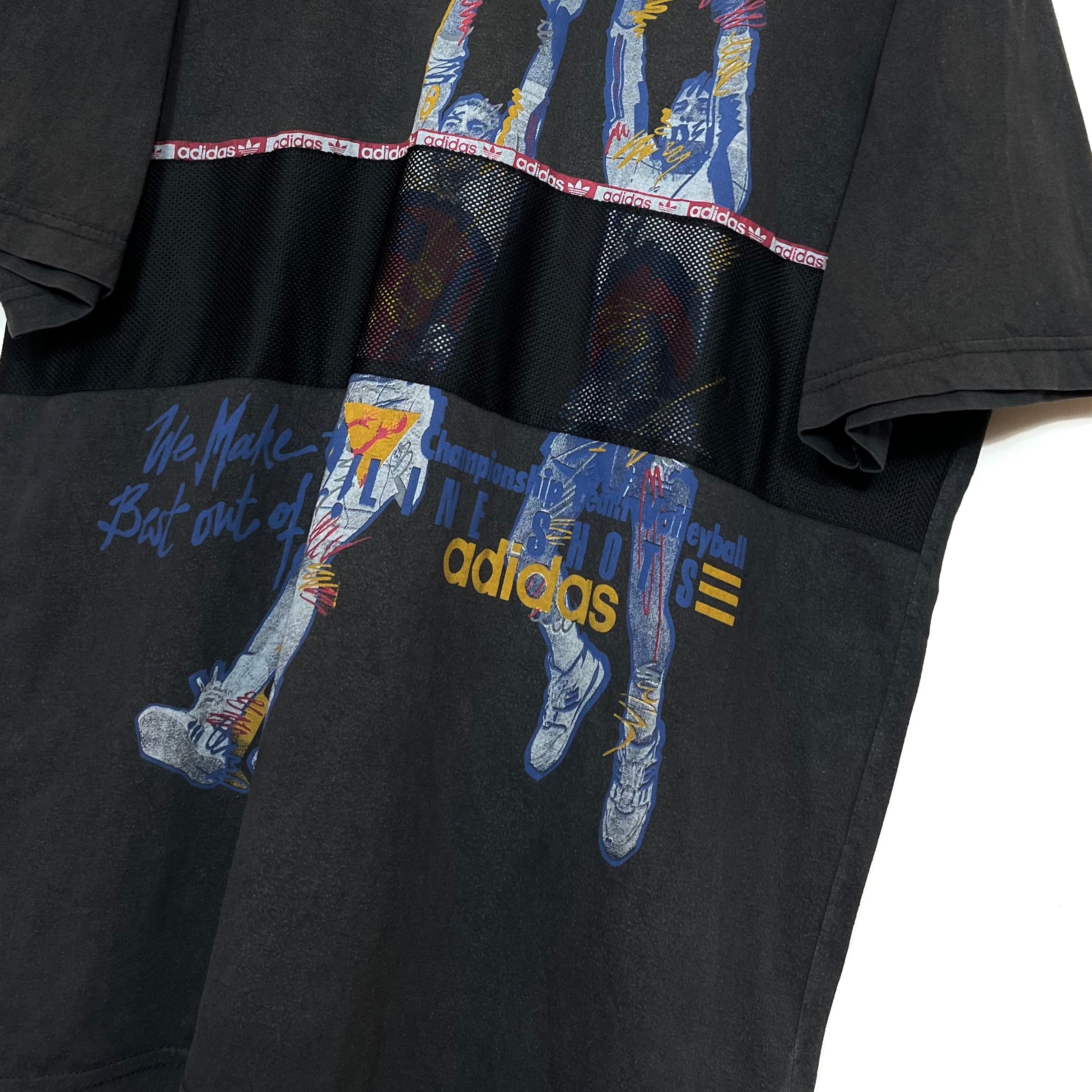 [RARA] 90s T-Shirt Adidas Grafica Vintage [L]