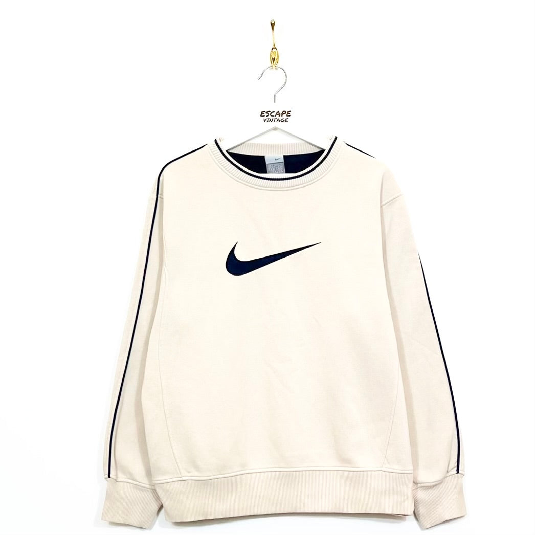 [RARA] 00s Felpa Nike Big Swoosh Vintage [L]