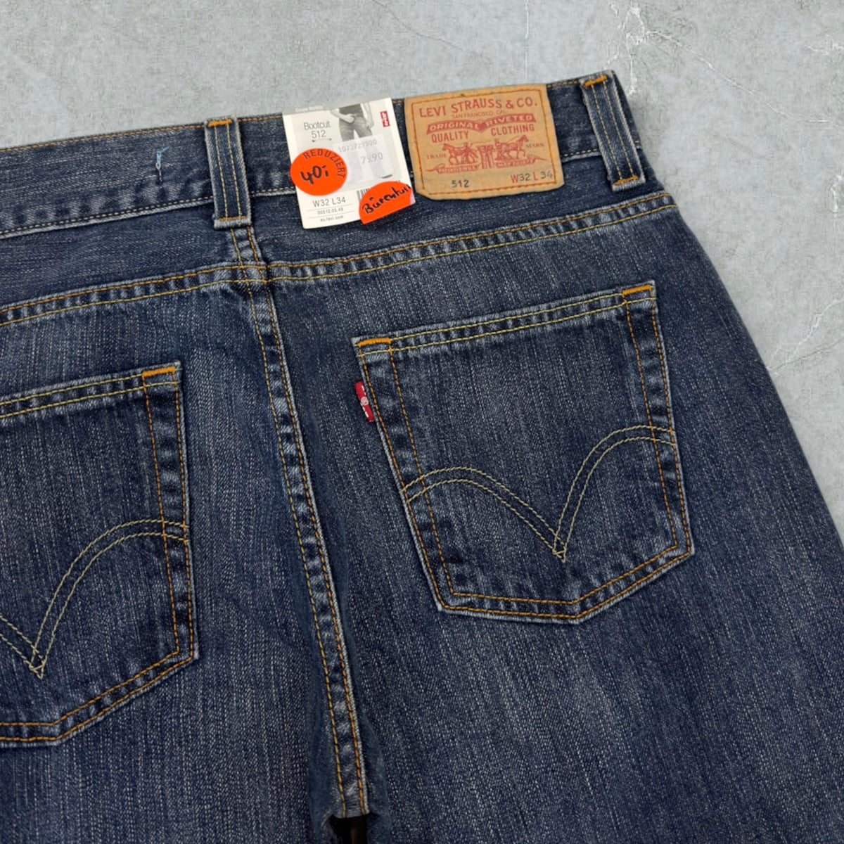 [NUOVO CON CARTELLINO] Jeans Levis 512 Bootcut Vintage [46 IT]