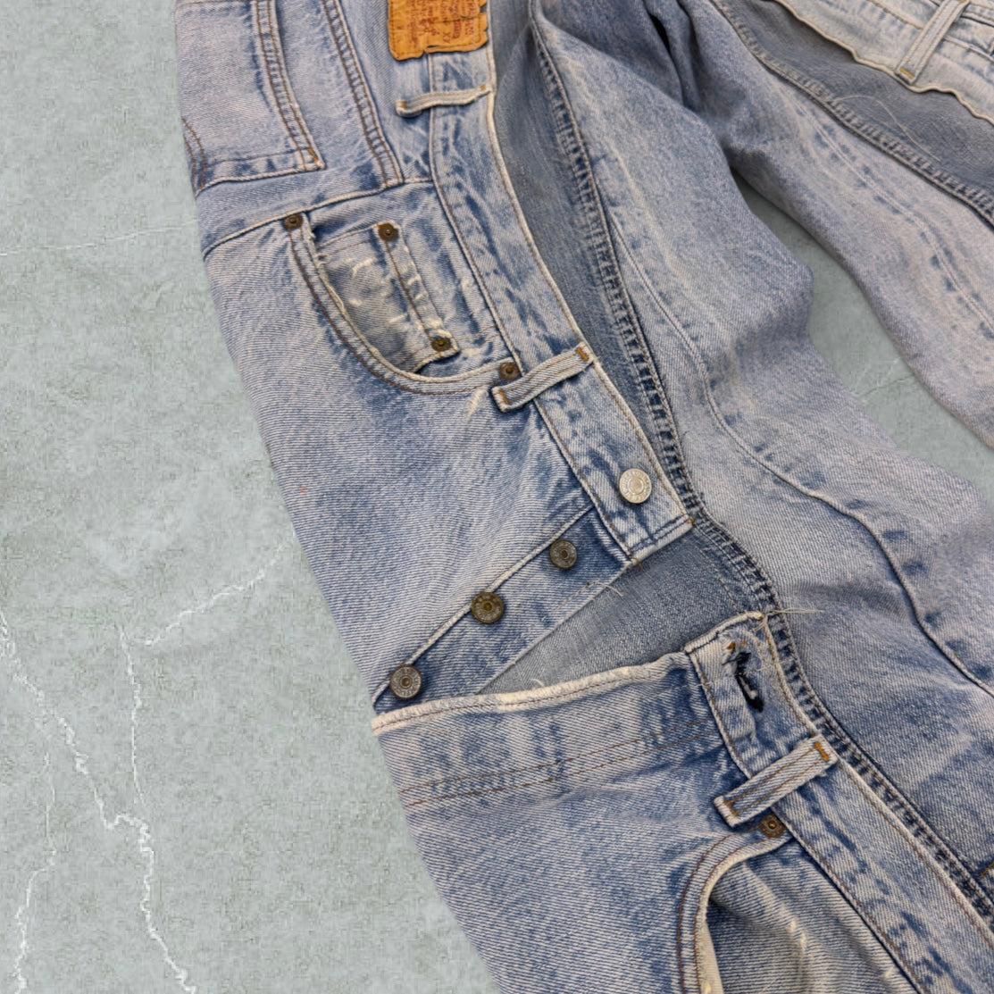 [LIMITED EDITION] Jeans Levis Patchwork Ultra Baggy Vintage [43 IT]