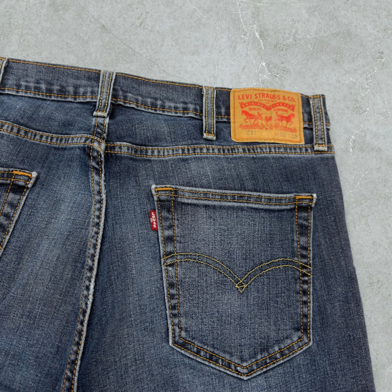 Jeans Levis Patchwork Super Baggy Vintage [52 IT]