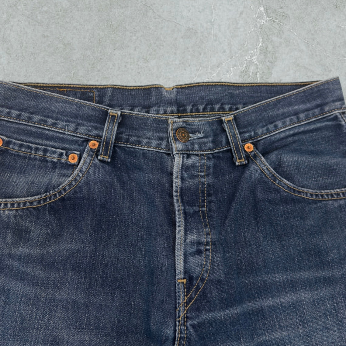 Jeans Levis Patchwork Super Baggy Vintage [44 IT]
