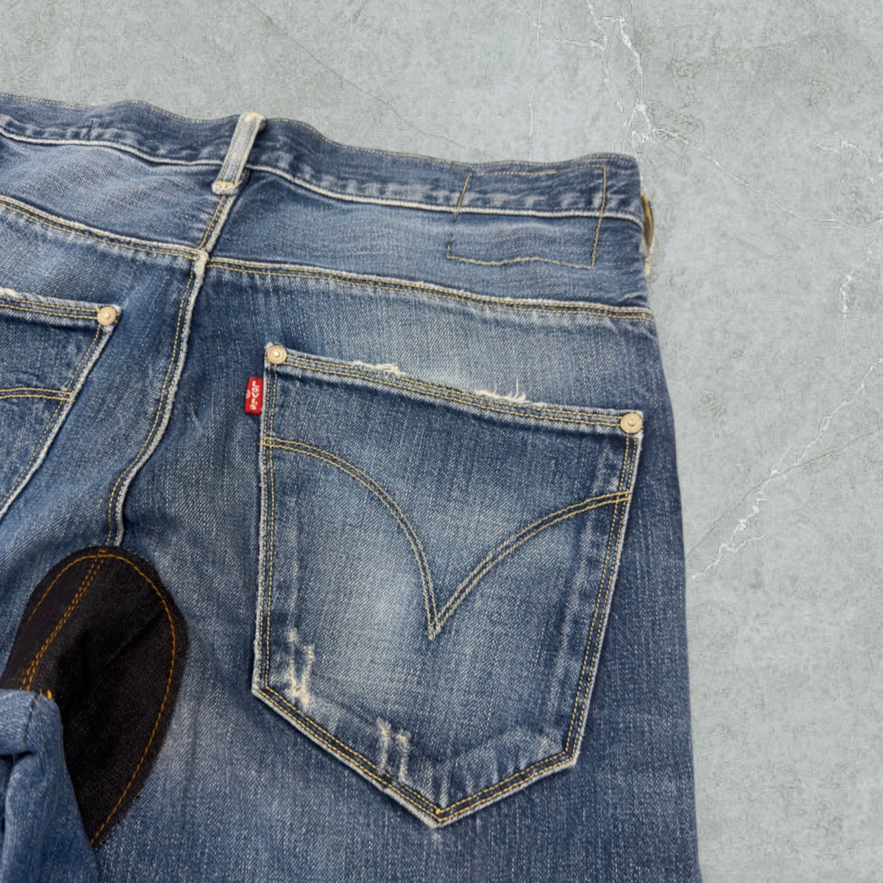 Jeans Levis Patchwork Super Baggy Vintage [46 IT]