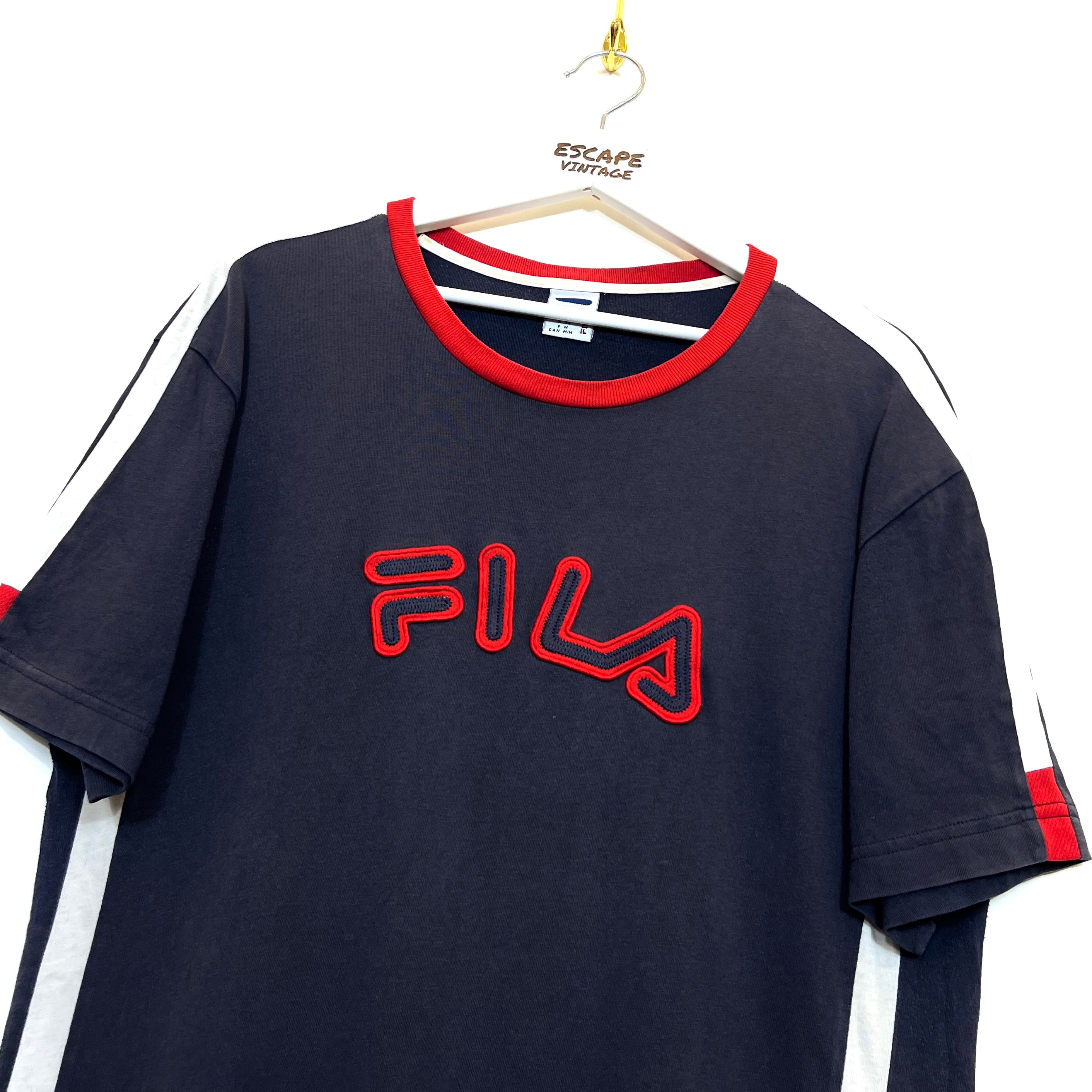 00s T-Shirt Fila Big Logo Vintage [M]