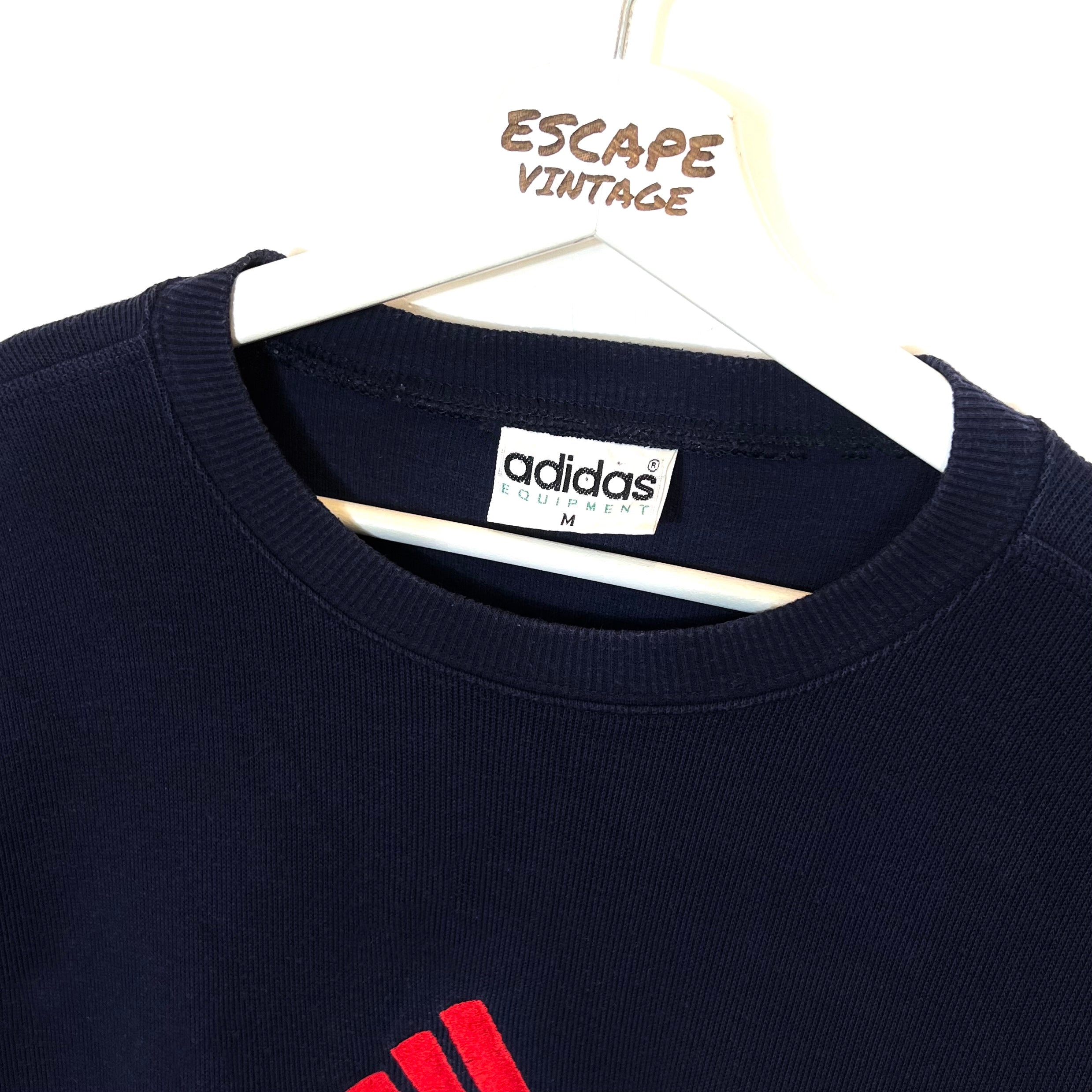 90s Felpa Adidas Equipment Reverse Logo Vintage [M]