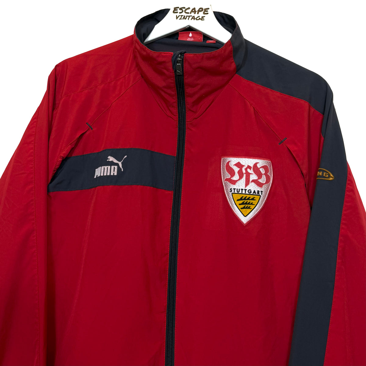 00s Felpa Puma Calcio Vfb Stuttgart Vintage [L]