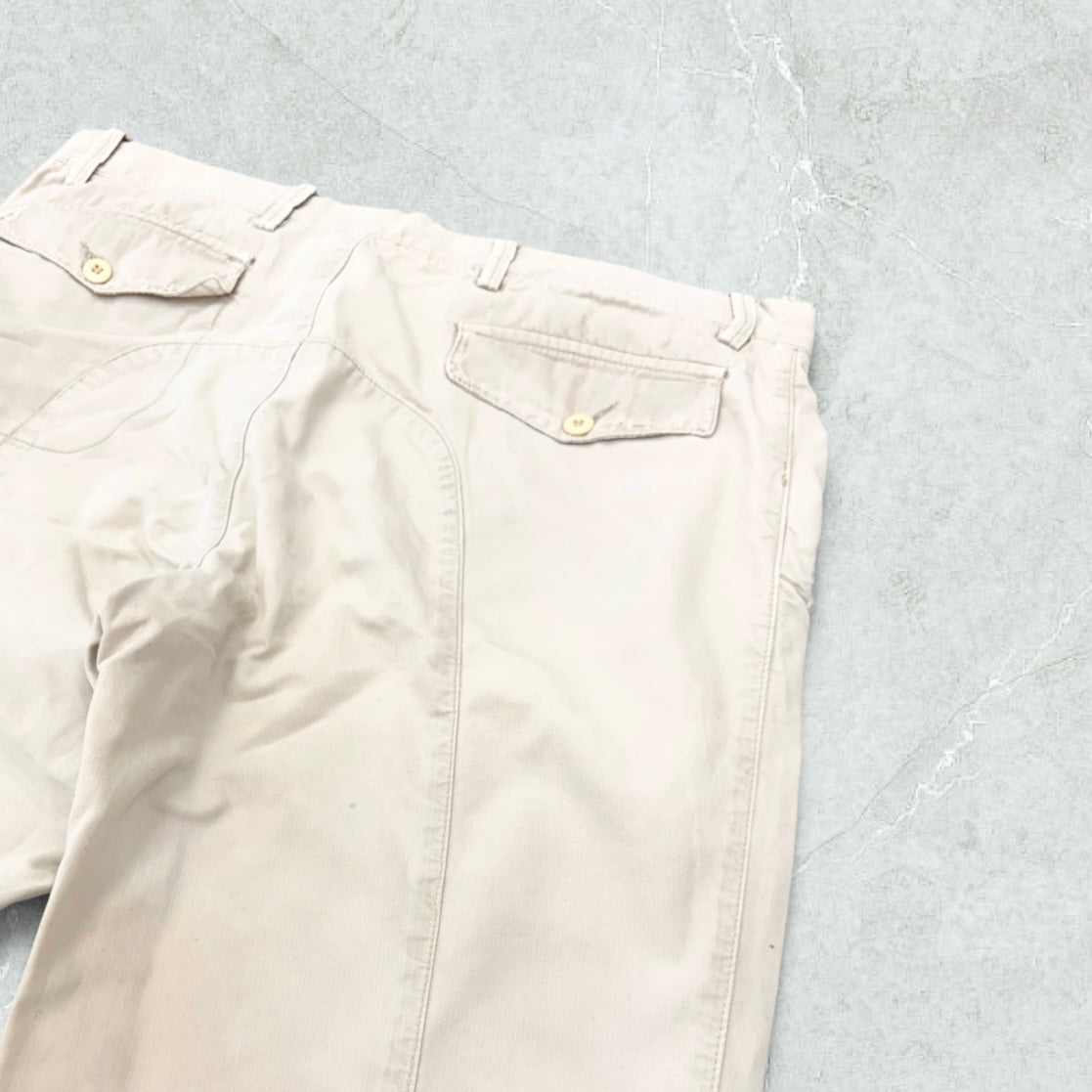 00s Pantaloni Double Knee Baggy Hip Hop Vintage [L]