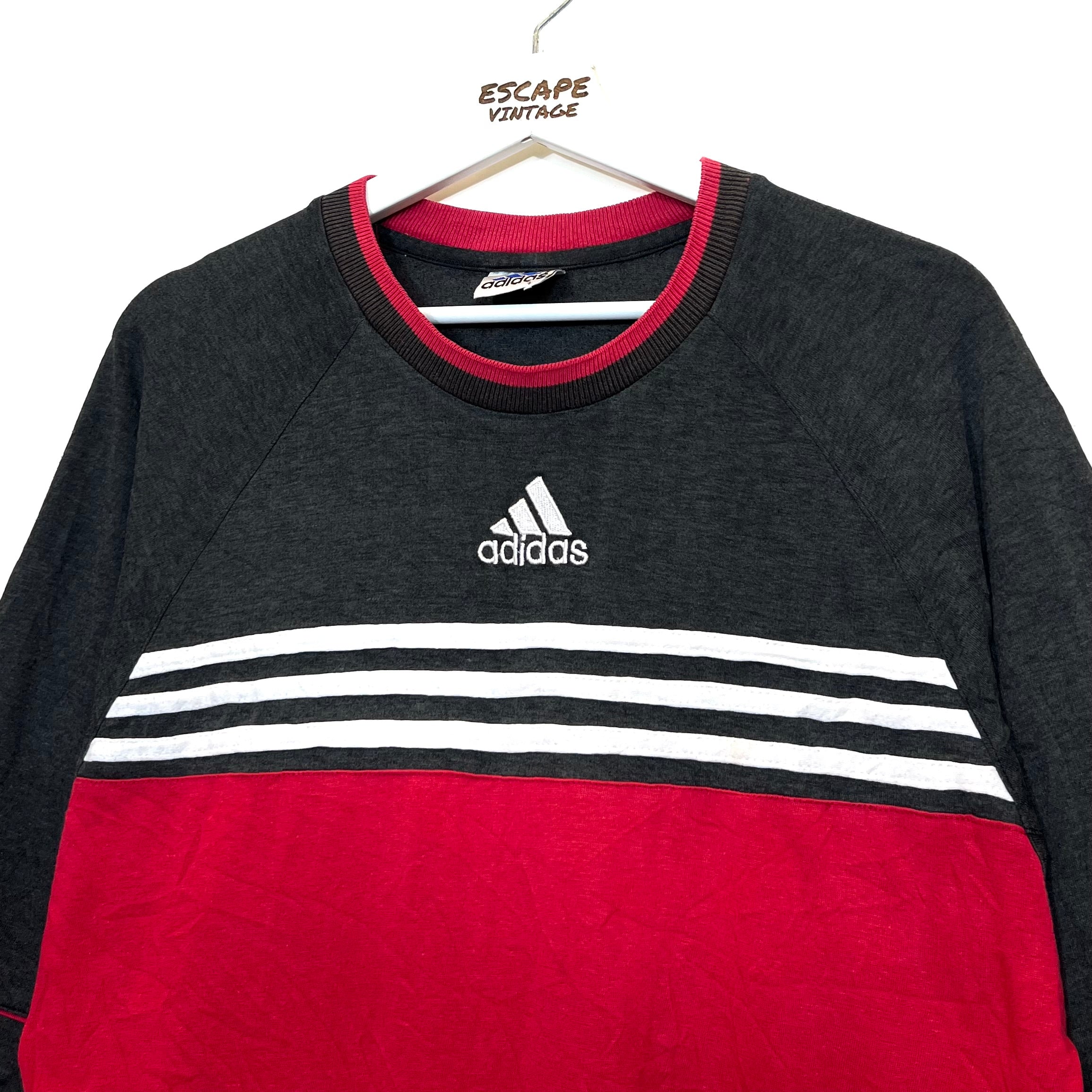 90s T-Shirt Adidas Vintage [L]