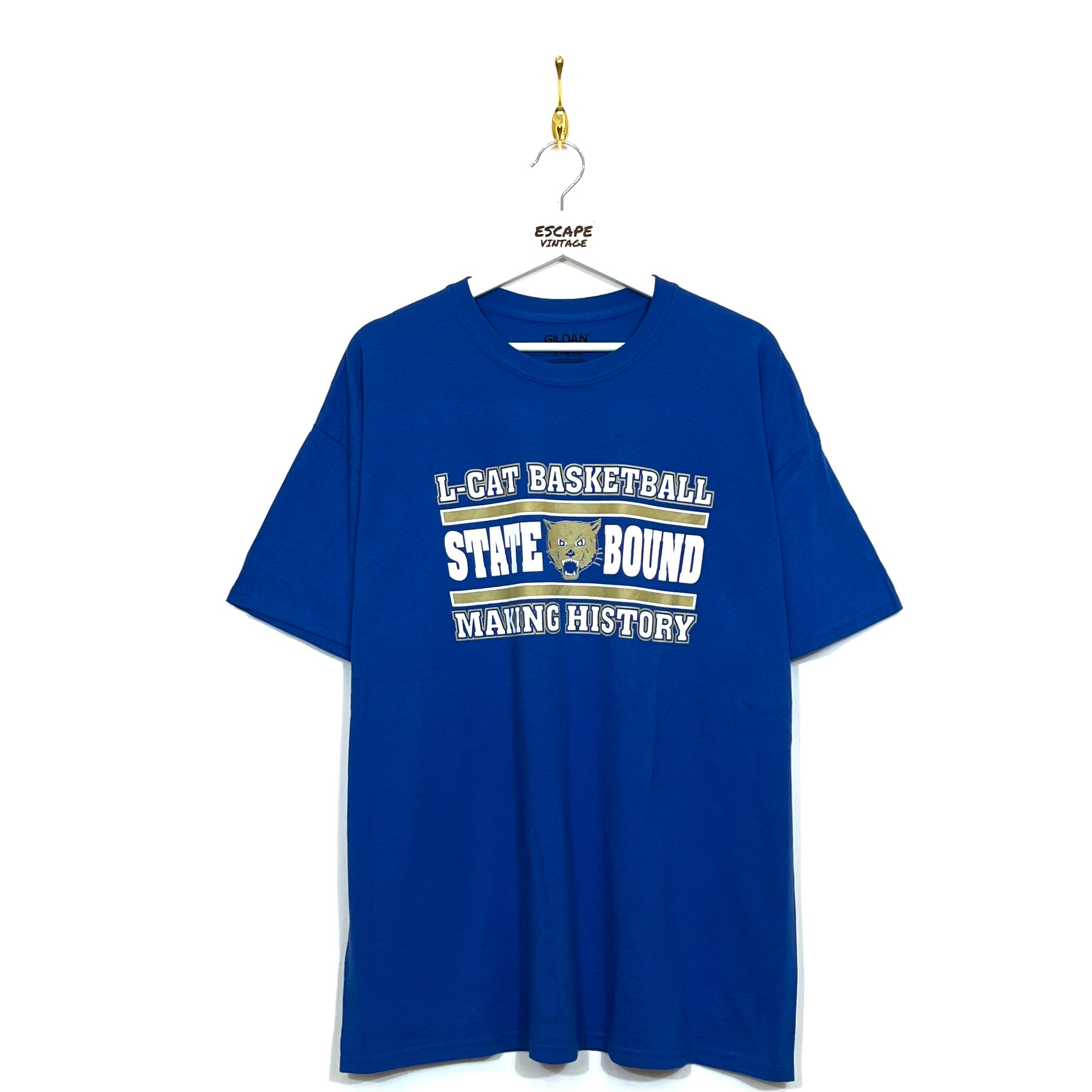 T-Shirt Grafica USA Basket Vintage [XL]