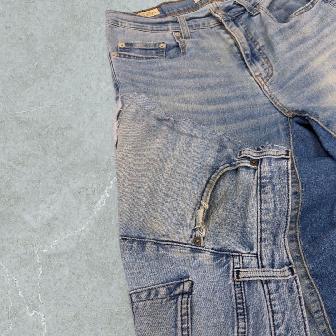 [LIMITED EDITION] Jeans Levis Patchwork Ultra Baggy Vintage [41 IT]