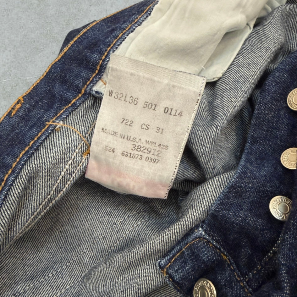 Jeans Levis 501 Made in USA Vintage [46 IT]