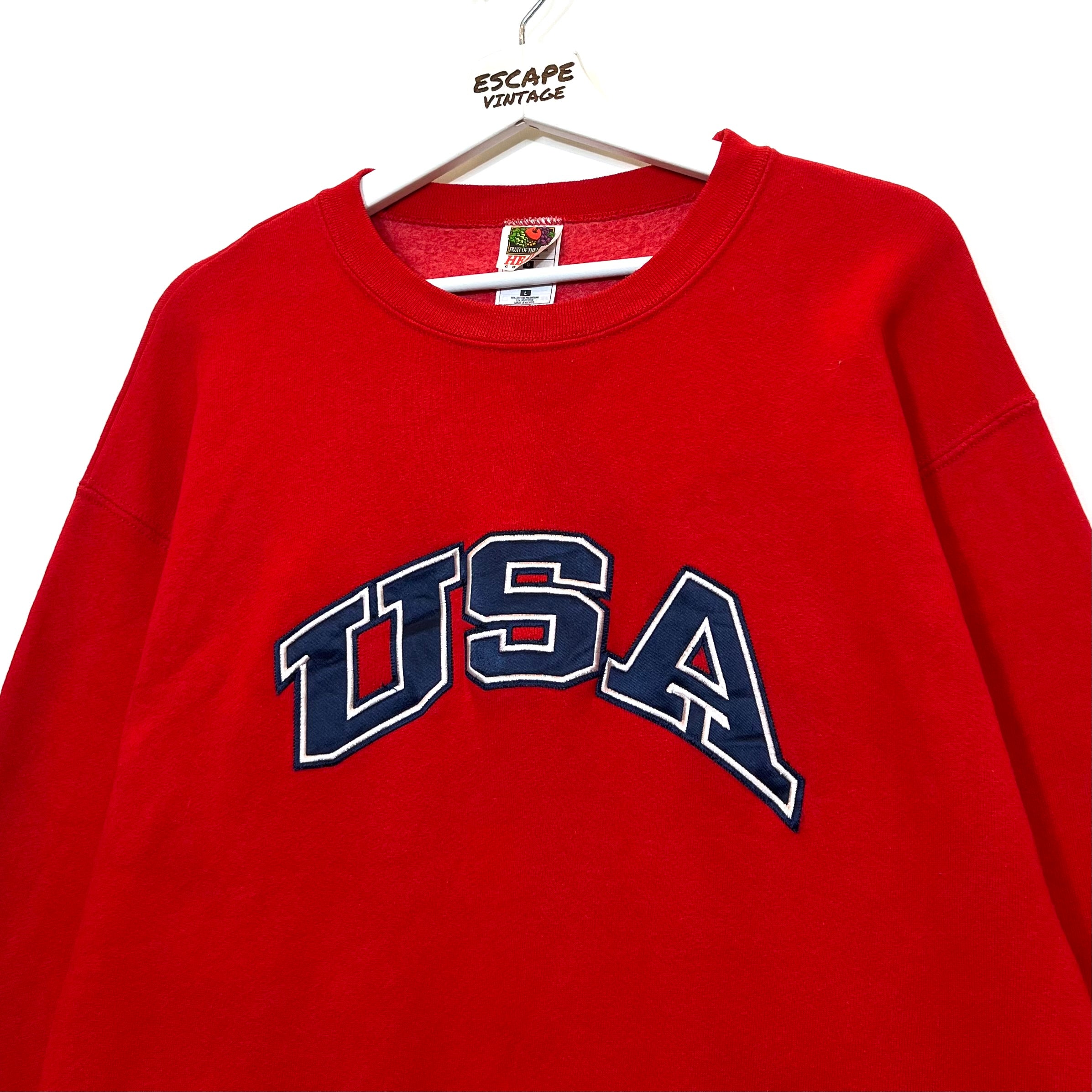 90s Felpa Fruit Of The Loom Vintage [L]