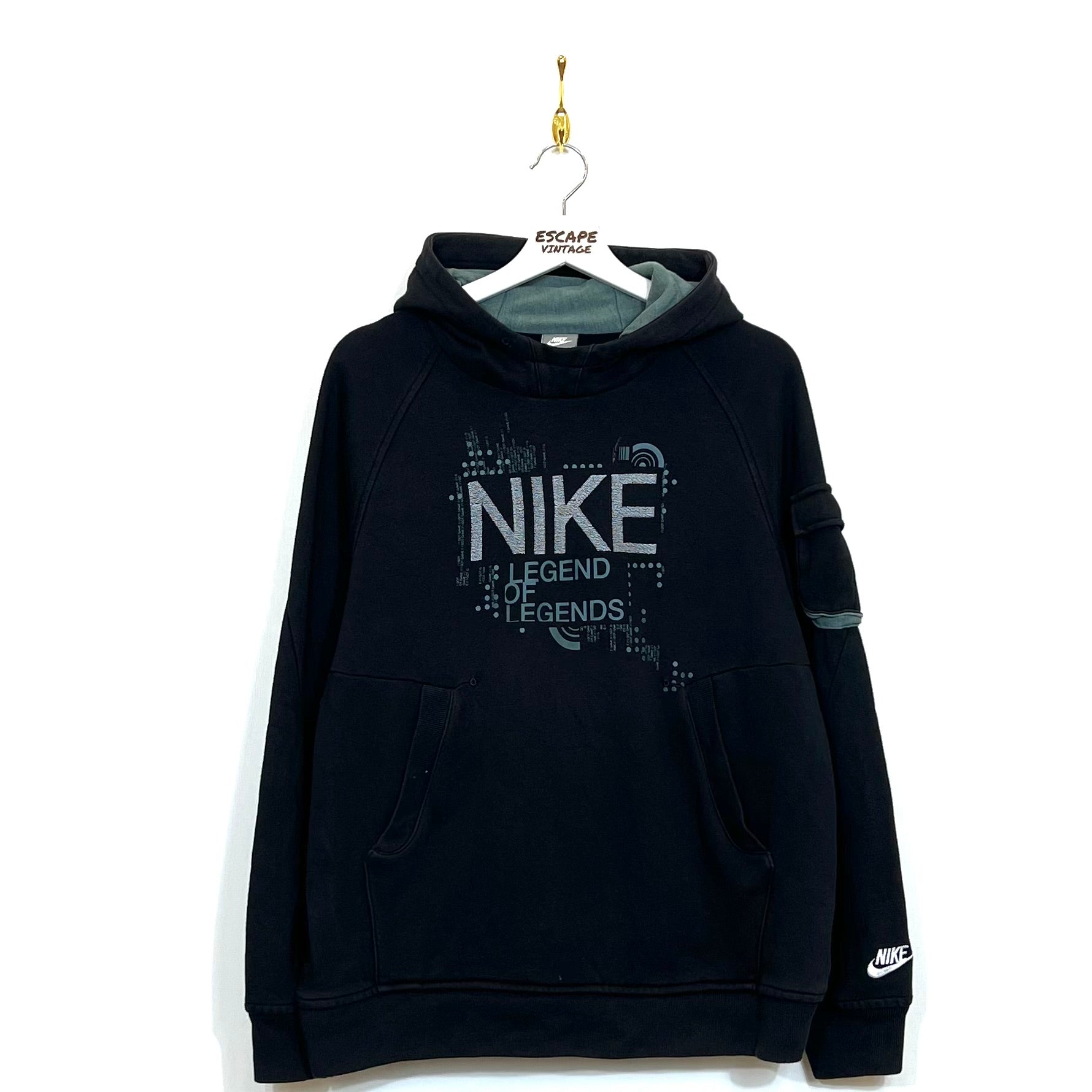 00s Felpa Nike Spellout Vintage [M]