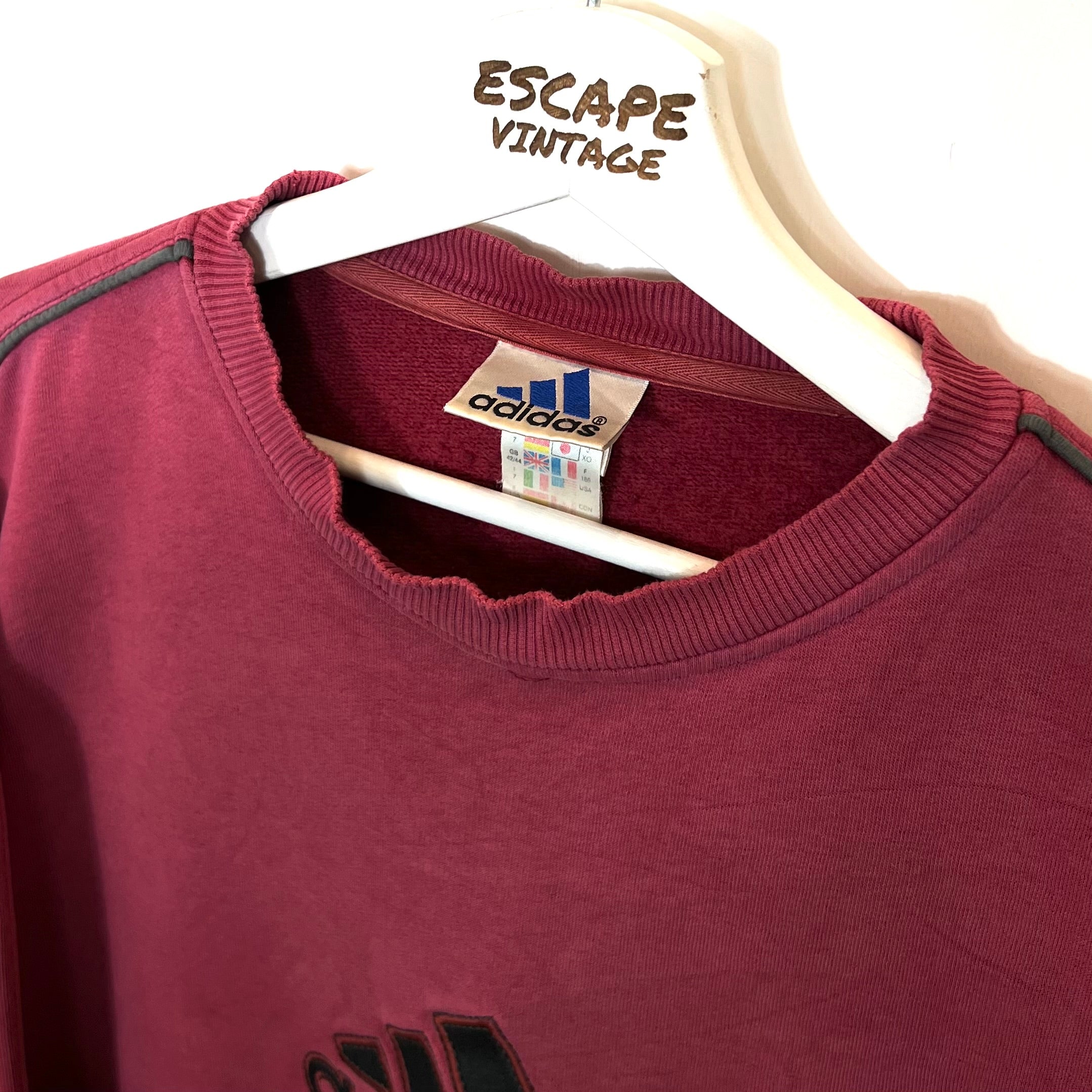 90s Felpa Adidas Vintage [L]