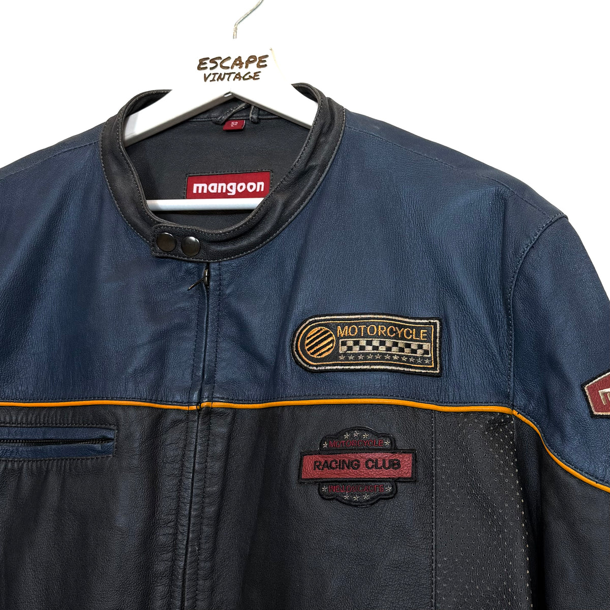 Giacca Racing In Pelle Vintage [L]