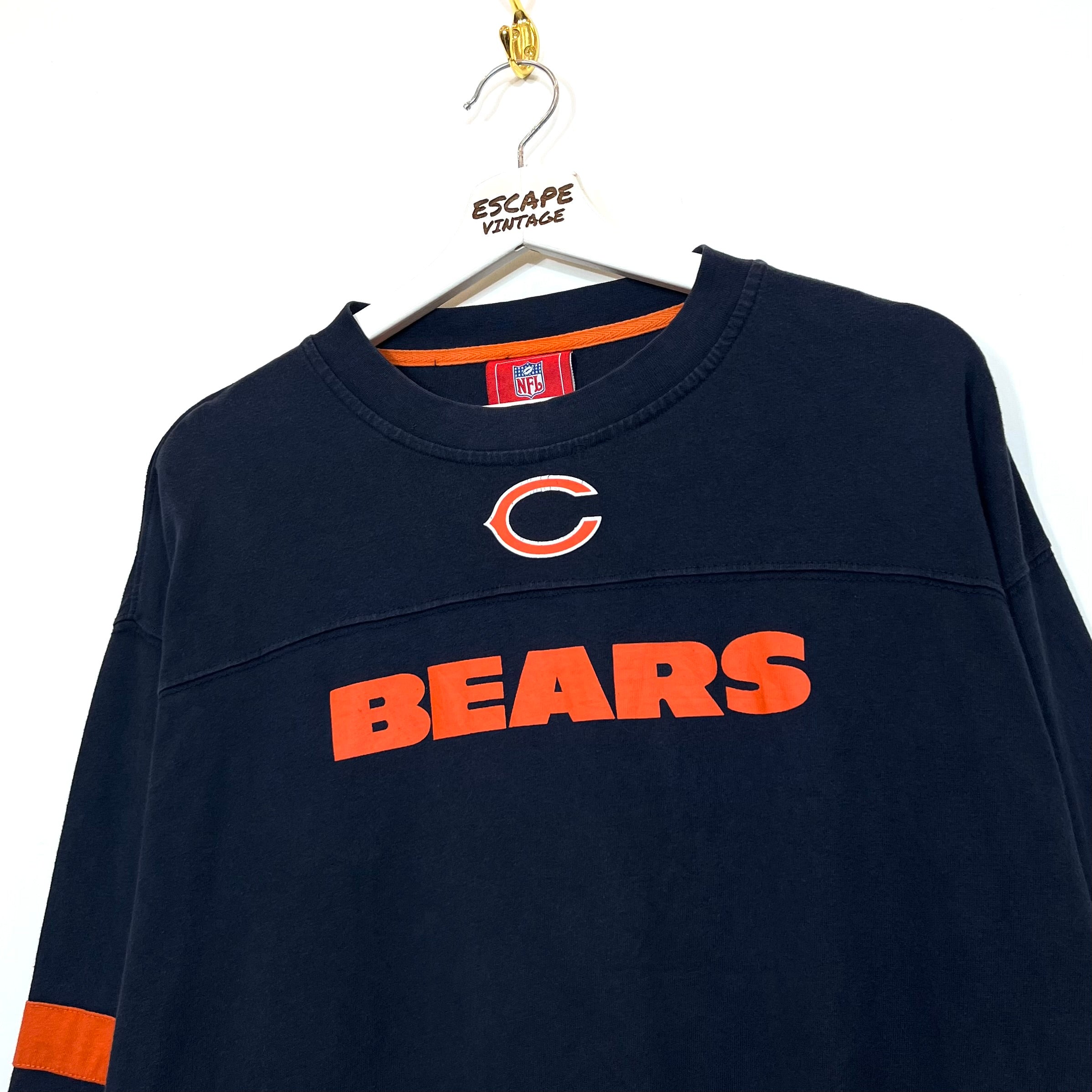 T-Shirt NFL Bears Maniche Lunghe Vintage [XL]