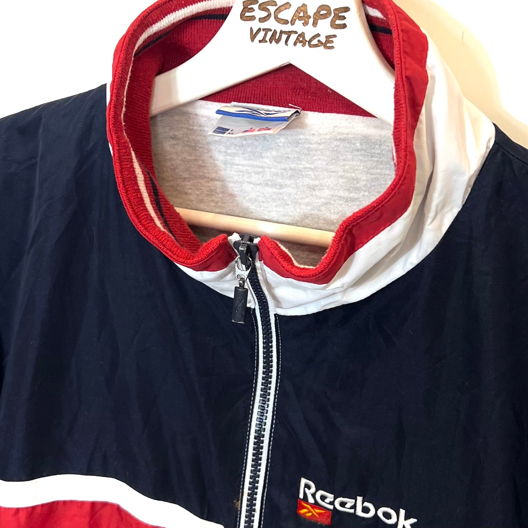 00s Giacca Reebok Antivento Vintage [XL]