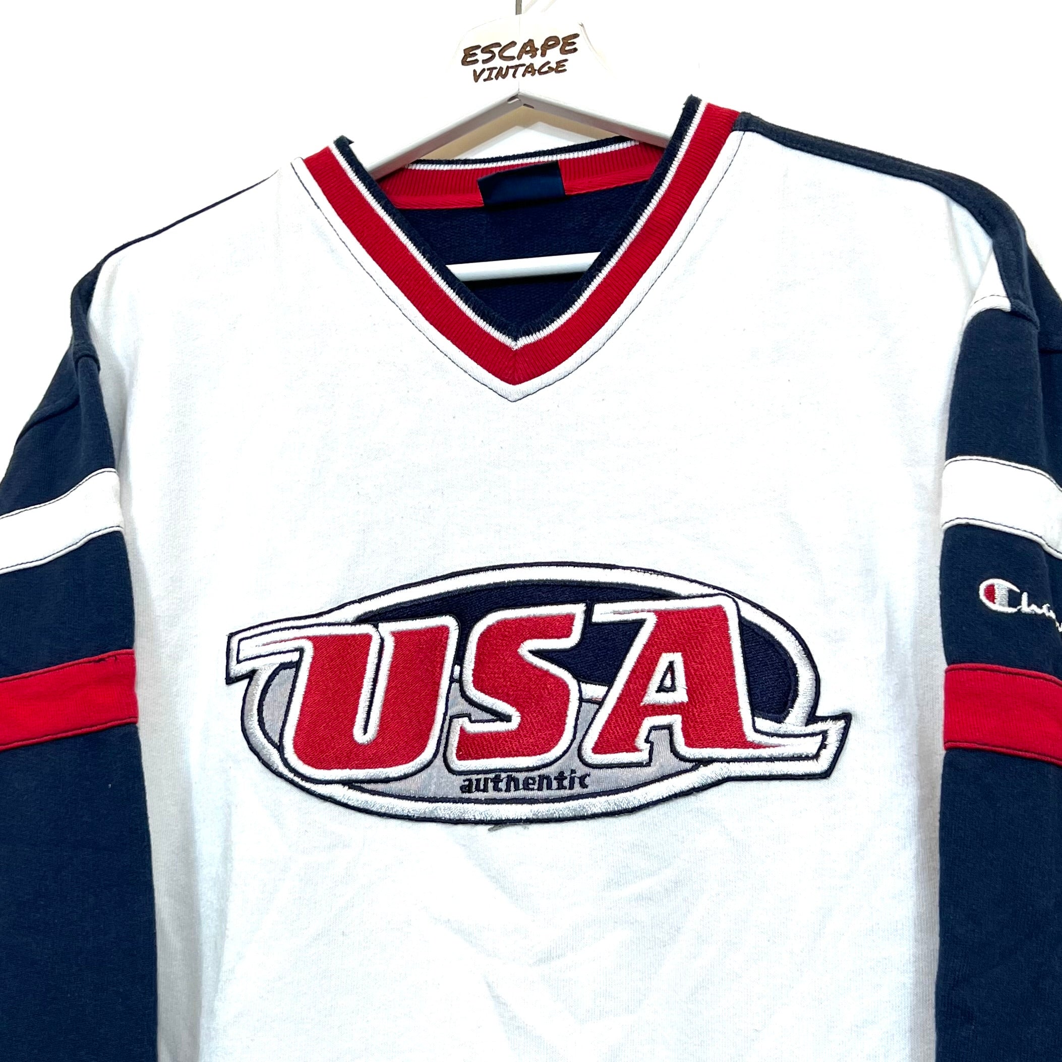 00s Felpa Champion USA Vintage [M]