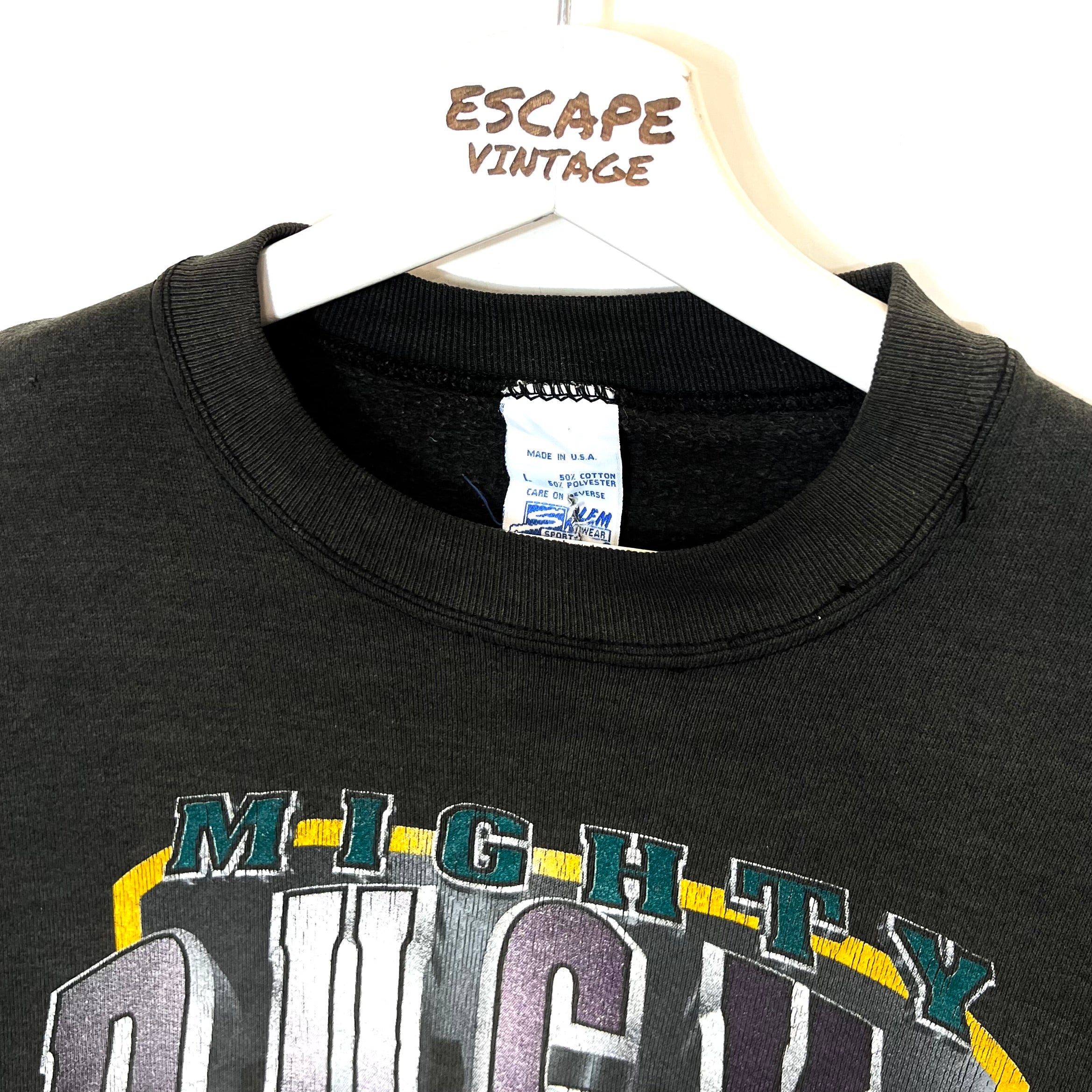 [RARA] 90s Felpa Grafica USA NBA & NHL Vintage [L]