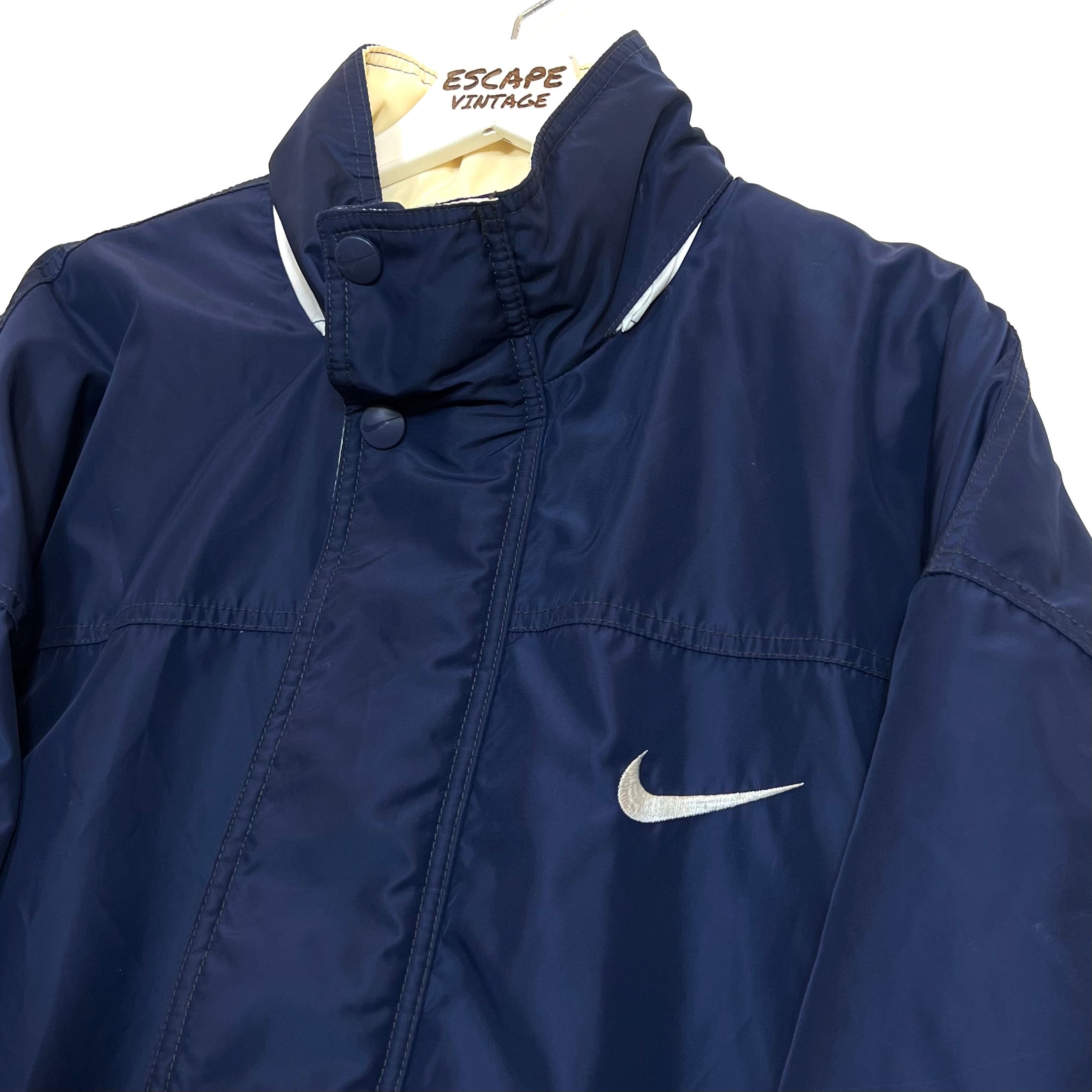 [RARO] 90s Giubbino Nike Spellout Vintage [XXL]