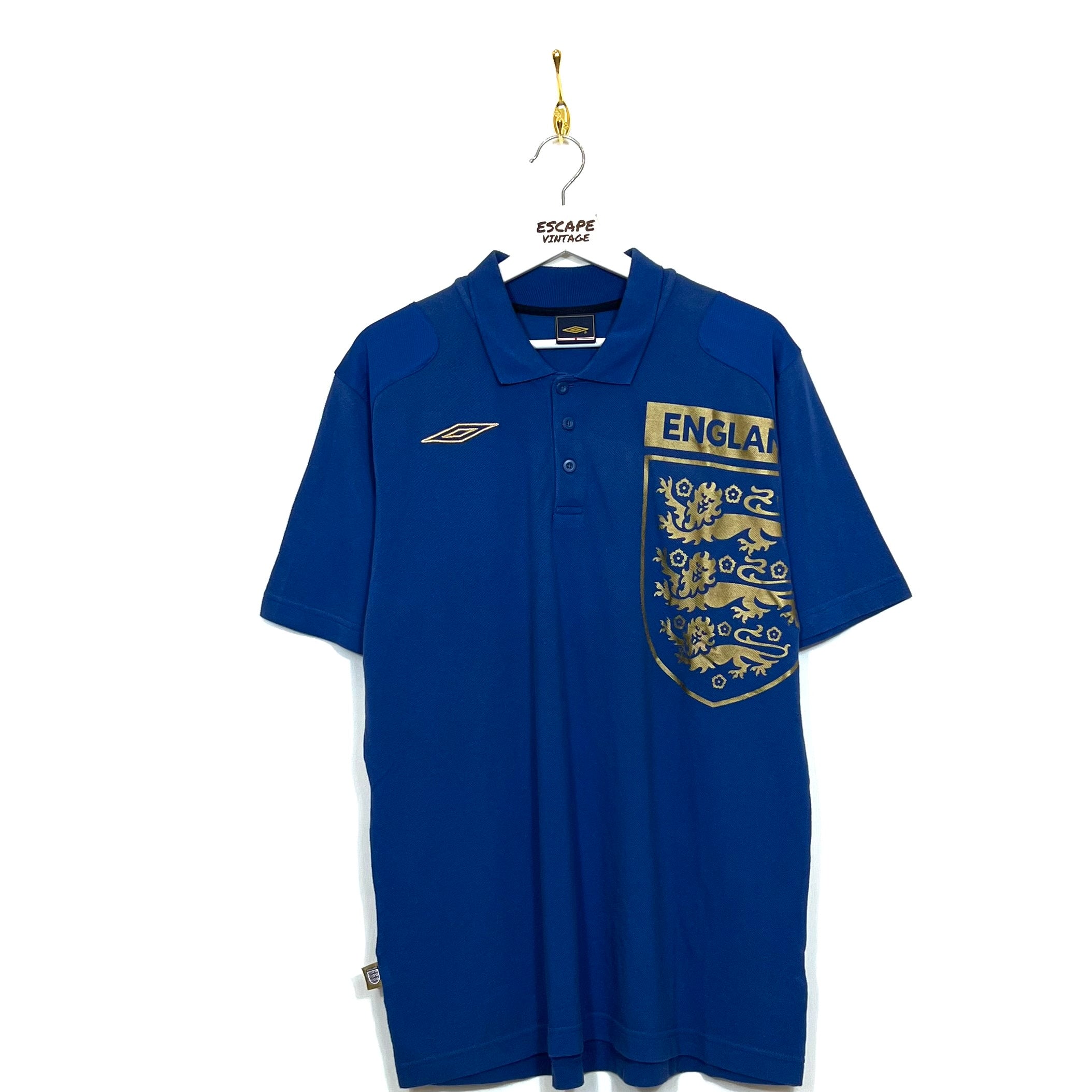 [RARA] 2002 Polo Umbro x Inghilterra Vintage [L]