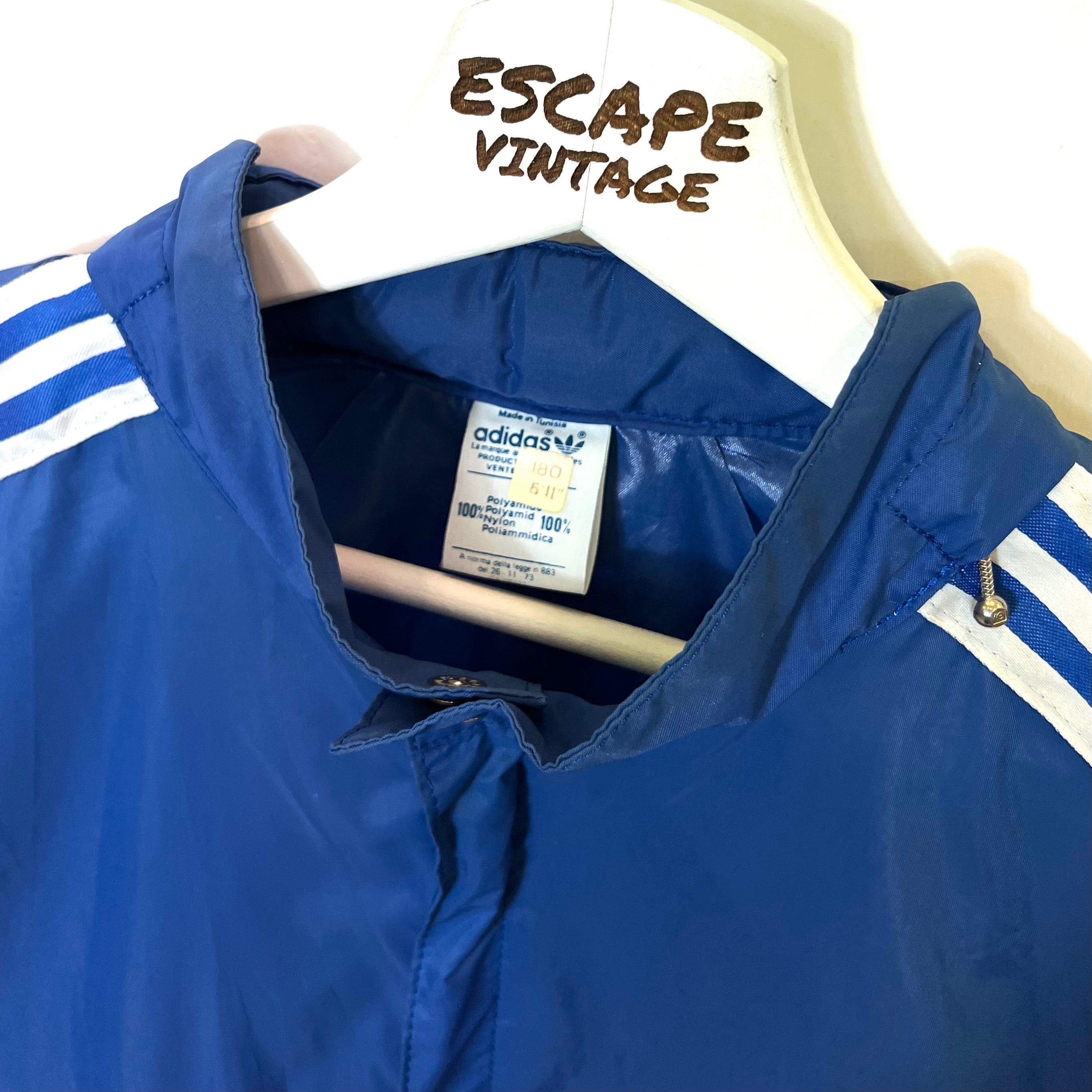 70s Giacca Leggera Adidas Vintage [XL]