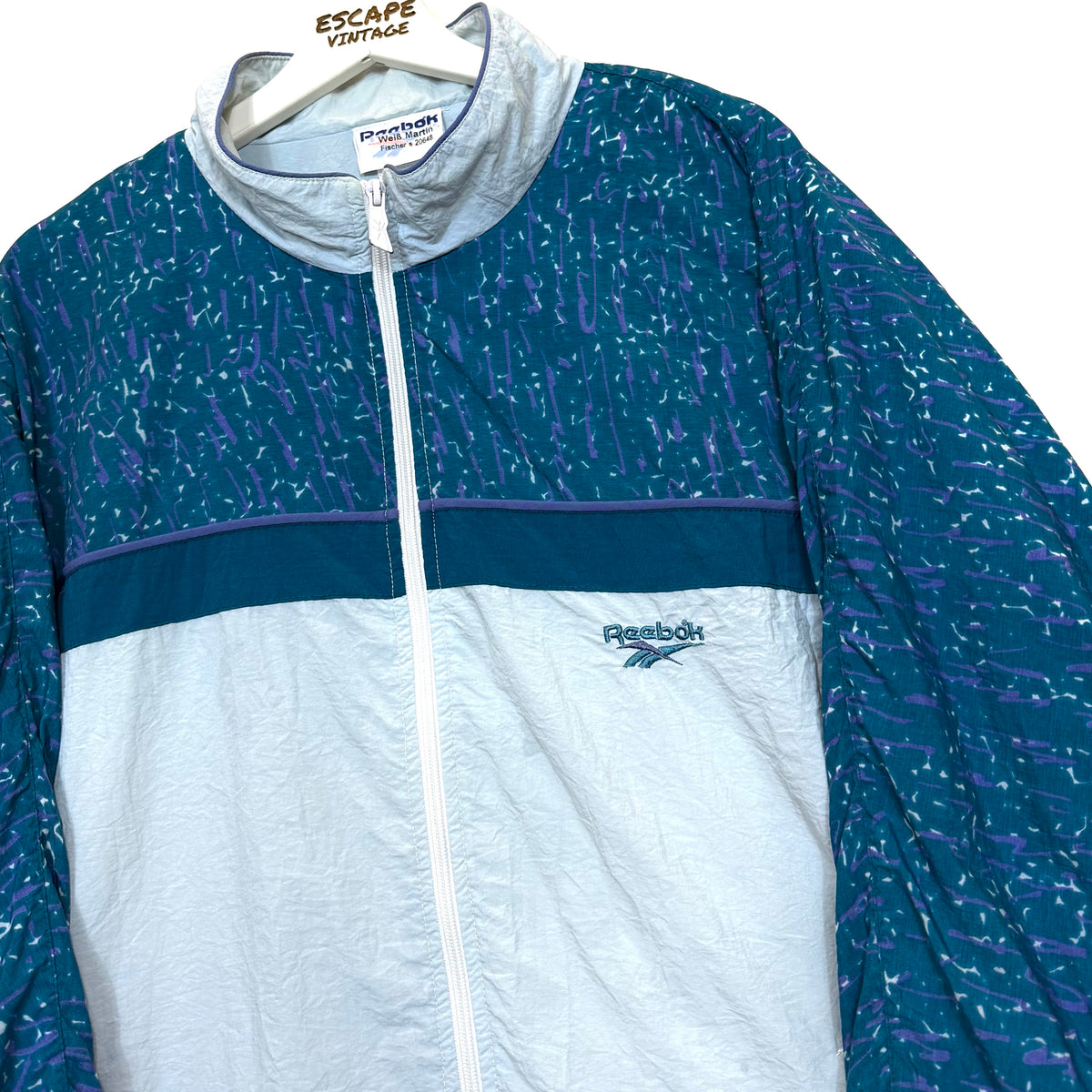 90s Giacca Reebok Antivento Vintage [XL]