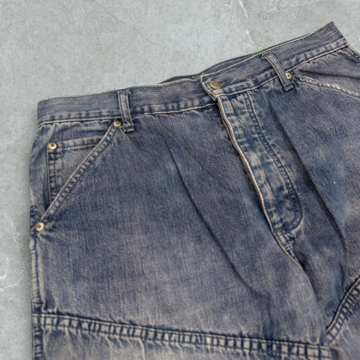 00s Jeans Baggy Hip Hop Tie Dye Vintage [47 IT]