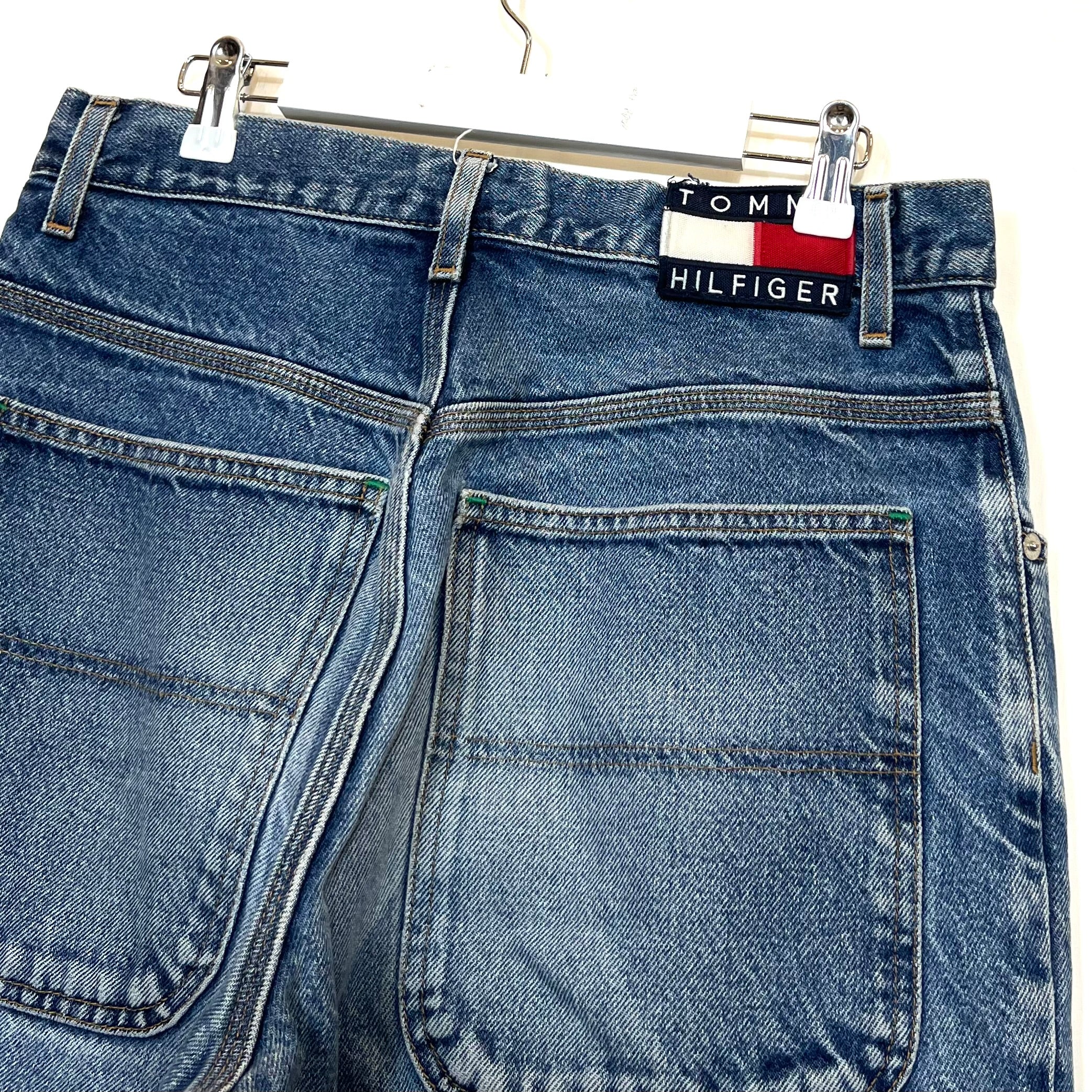 [RARI] Jeans Baggy Tommy Hilfiger Carpenter Vintage [45 IT]