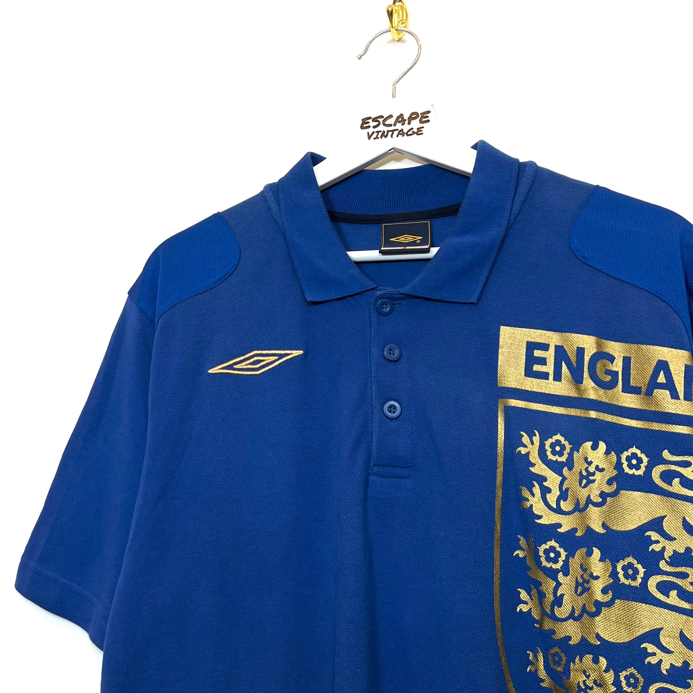 [RARA] 2002 Polo Umbro x Inghilterra Vintage [L]