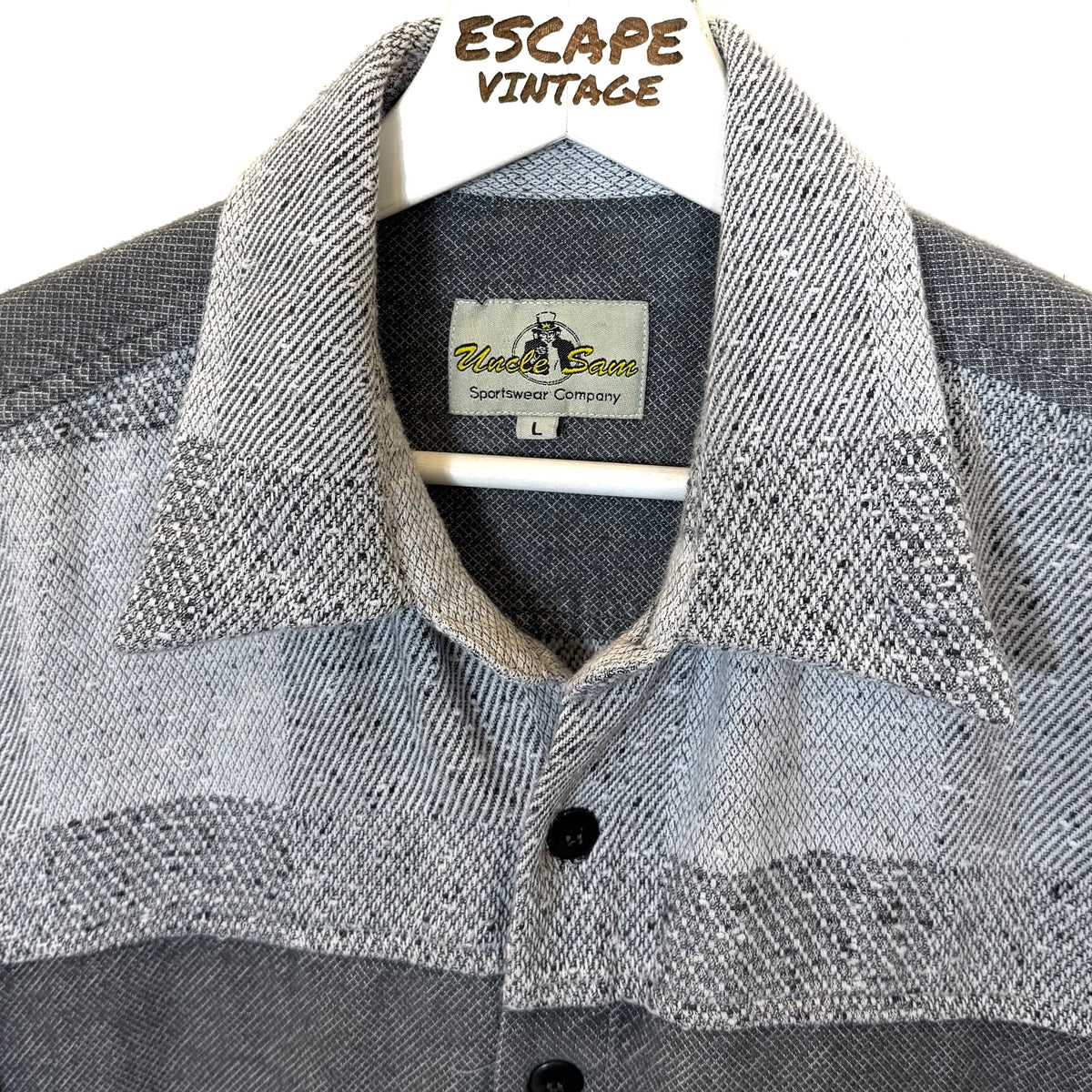 Camicia Uncle Sam In Flanella Vintage [L]