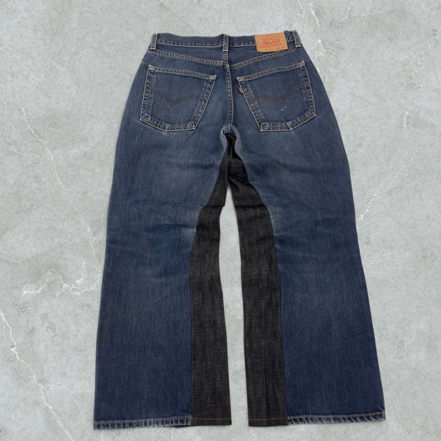 Jeans Levis Patchwork Super Baggy Vintage [44 IT]