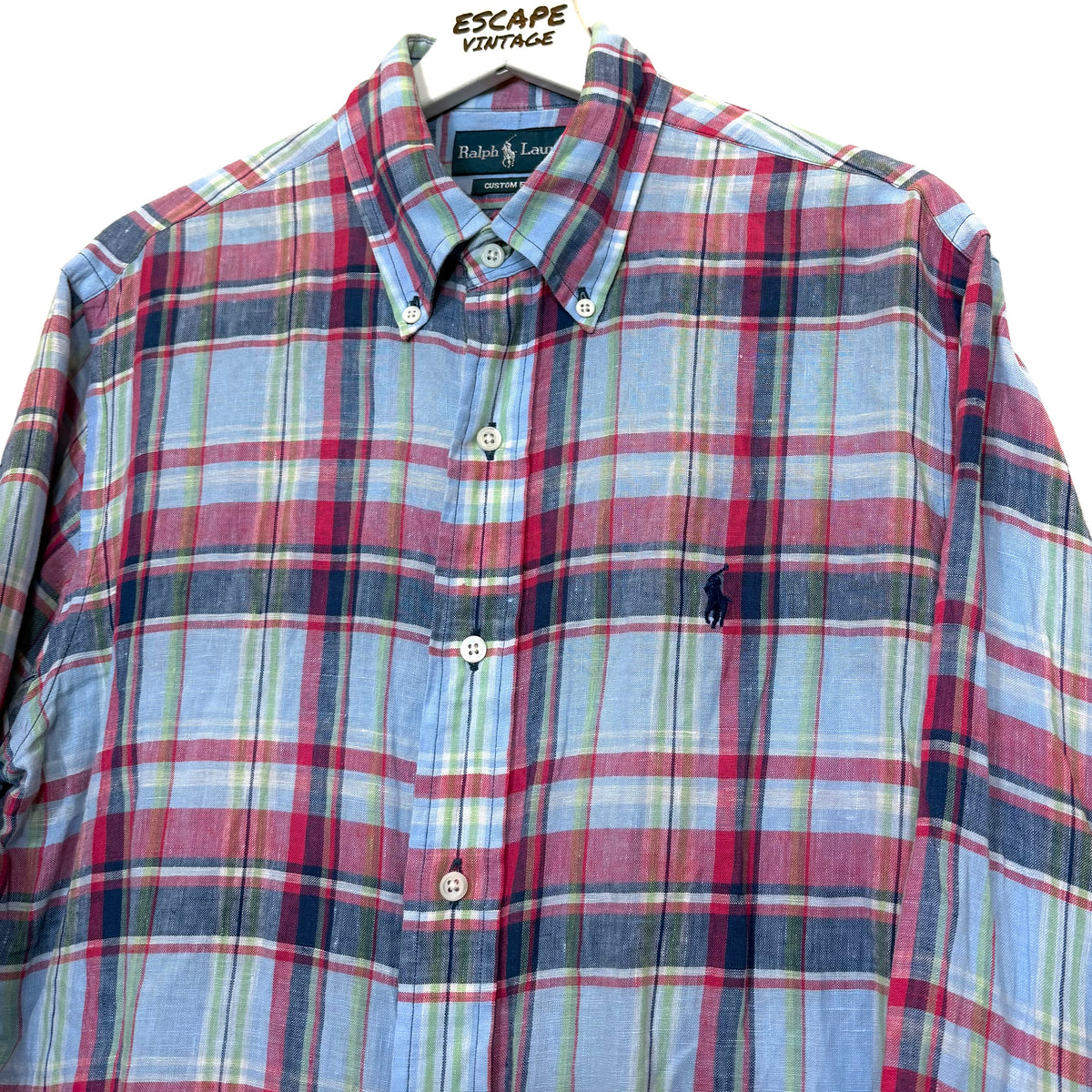 Camicia Polo Ralph Lauren In Lino Vintage [M]