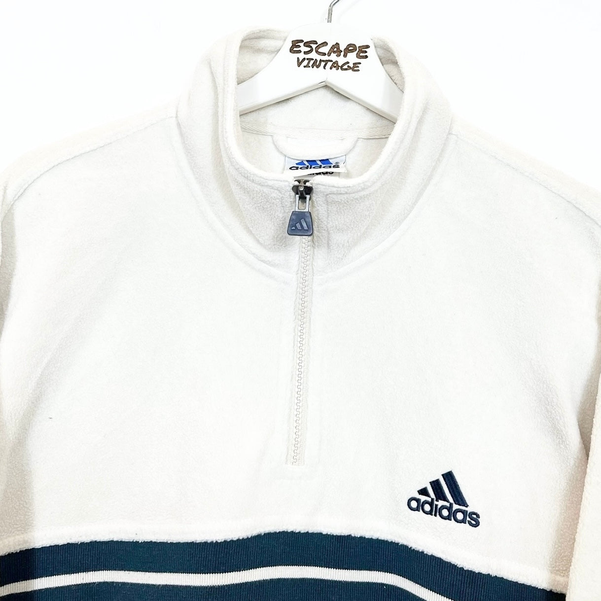 [RARA] 90s Felpa Adidas In Pile Vintage [XL]