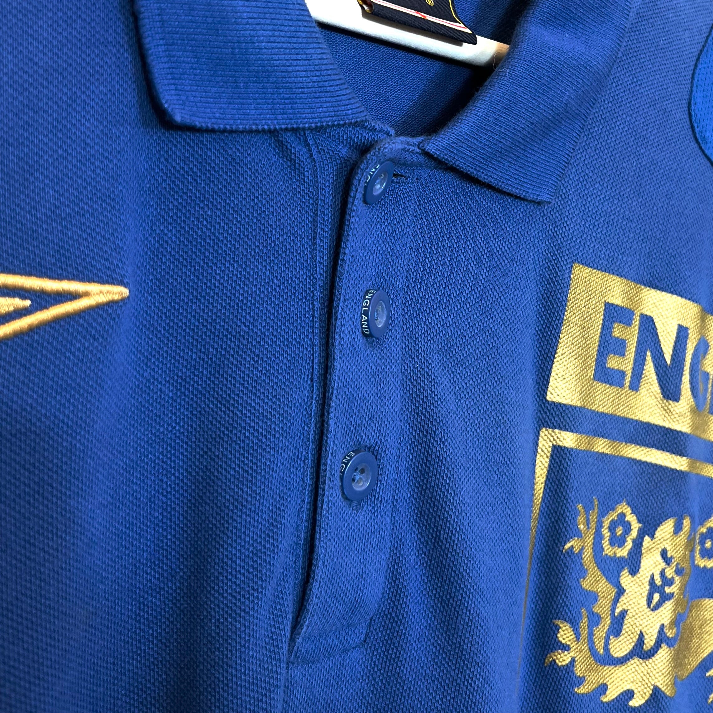 [RARA] 2002 Polo Umbro x Inghilterra Vintage [L]