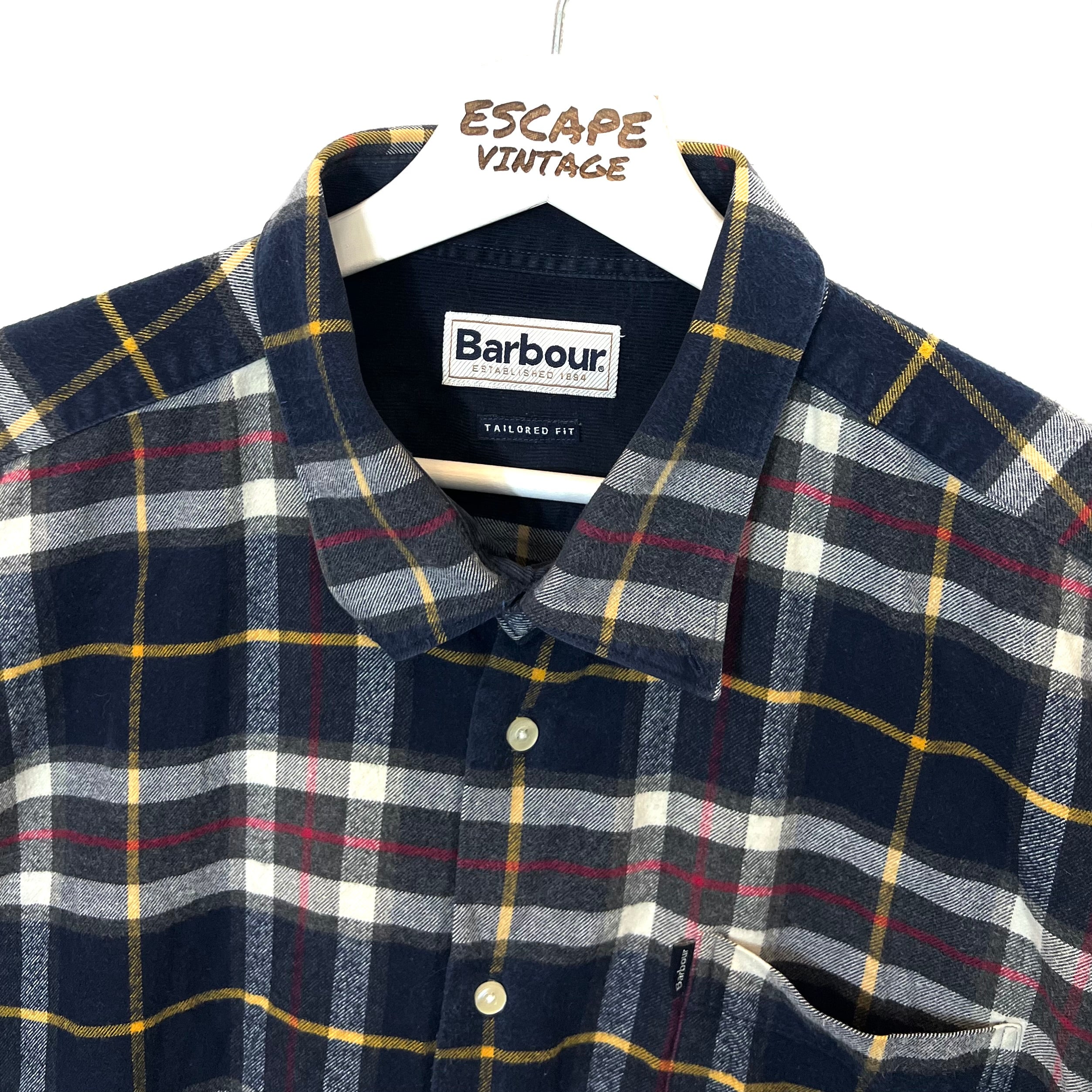 Camicia Barbour In Flanella Vintage [L]