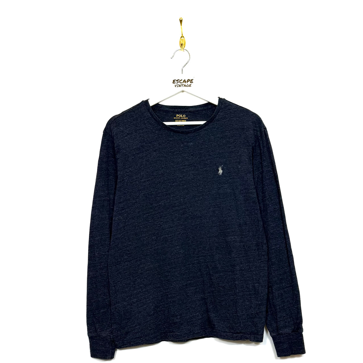 T-Shirt Polo Ralph Lauren Maniche Lunghe Vintage [S]