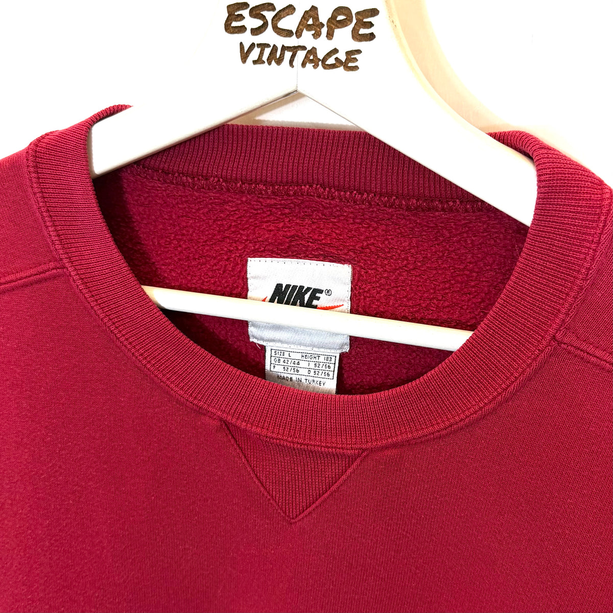 90s Felpa Nike Big Swoosh Vintage [L]