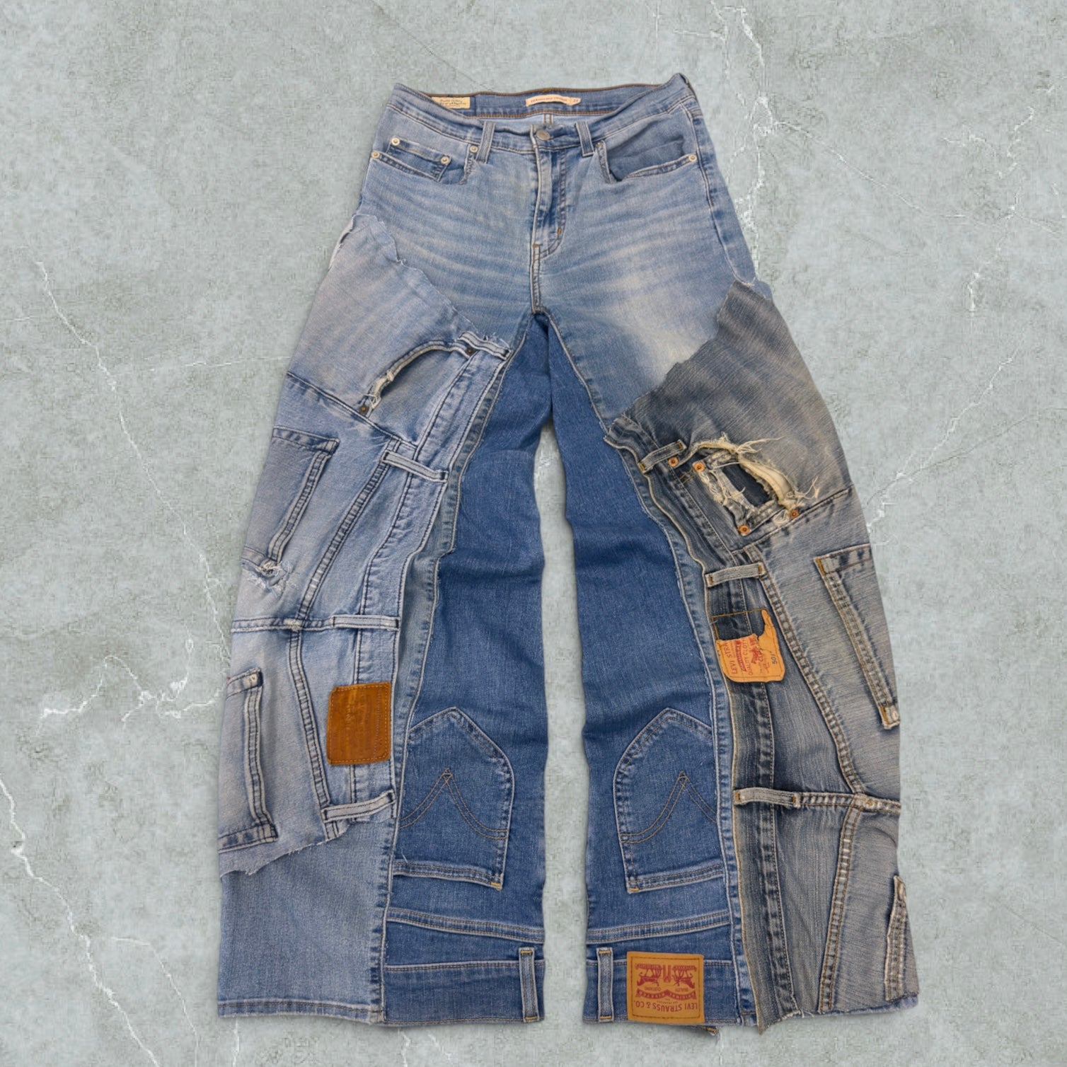 [LIMITED EDITION] Jeans Levis Patchwork Ultra Baggy Vintage [41 IT]