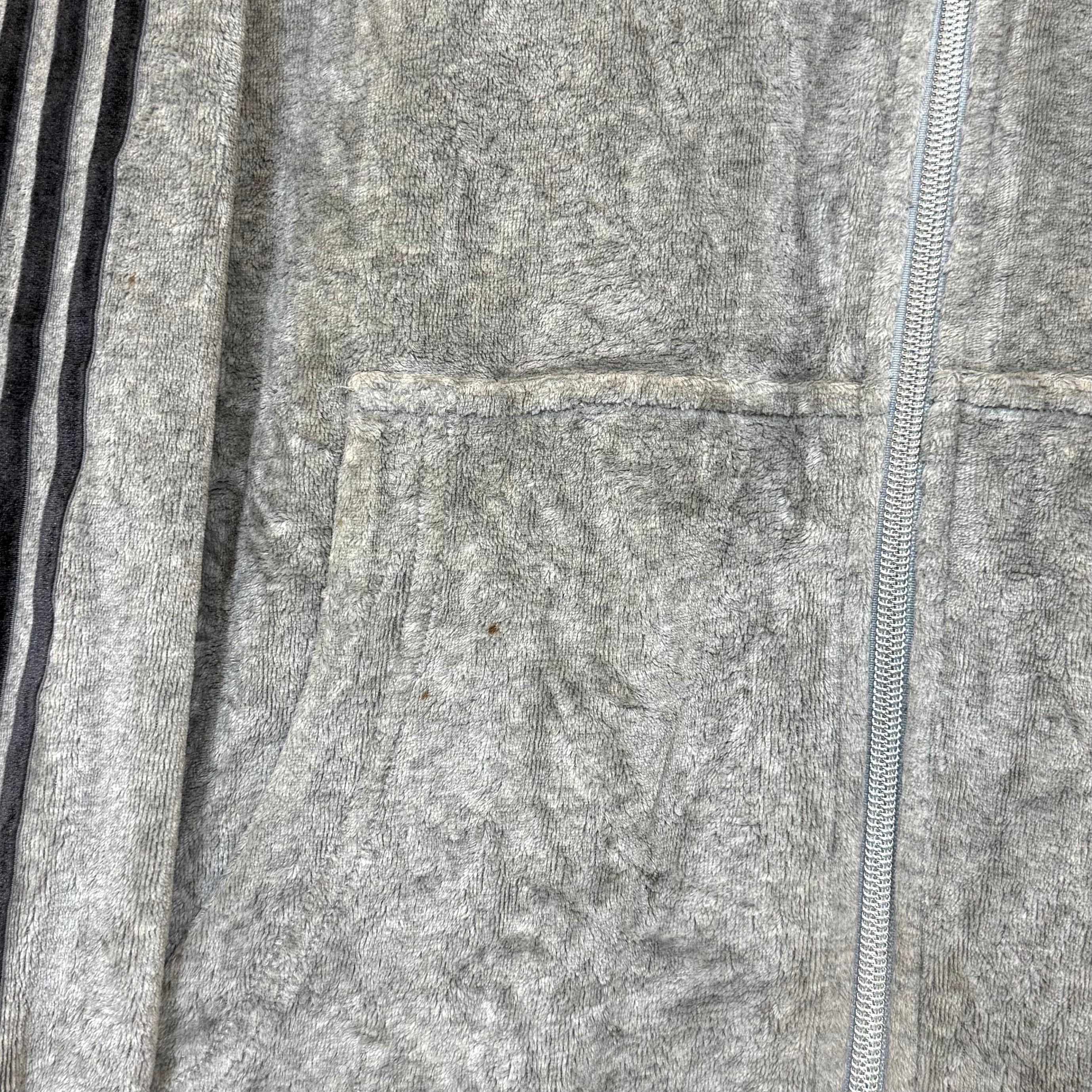00s Felpa Adidas In Velluto Vintage [M]