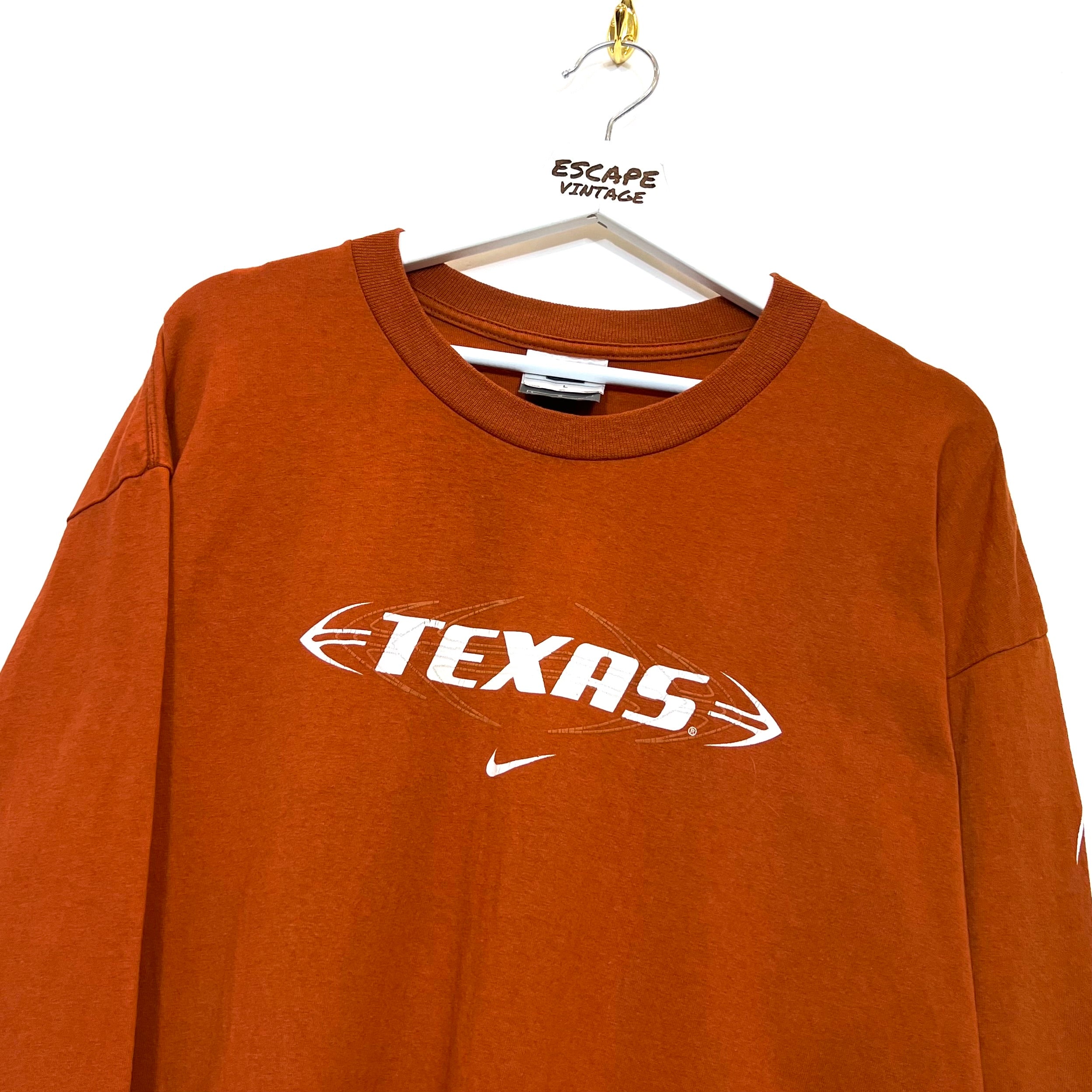 90s Felpa Leggera Nike Texas Vintage [L]