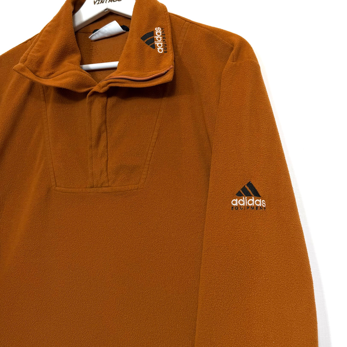 90s Felpa Adidas Equipment In Pile Vintage [L]